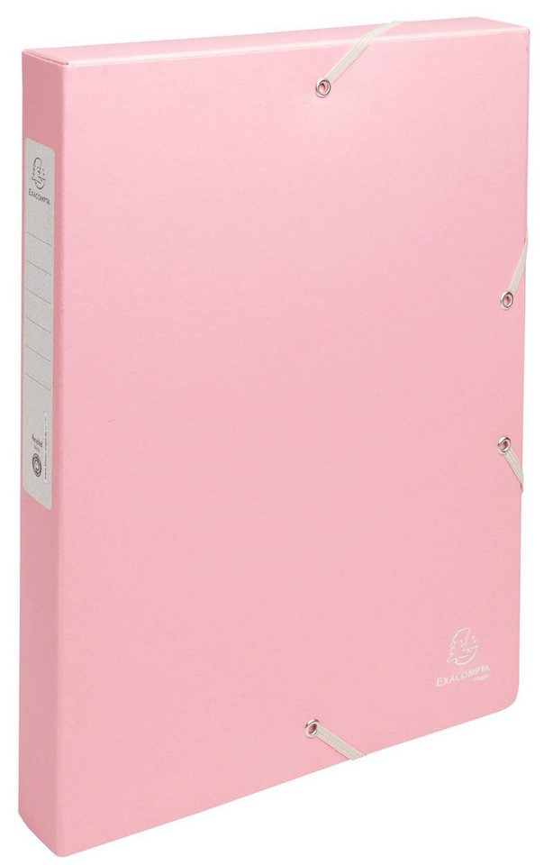 Thumbnail - EXACOMPTA Archivcontainer 8x Archivbox A4 40mm, RCkarton 600g/m2, AutentiK - sortiert - 59339E, Boxen mit Gummizug