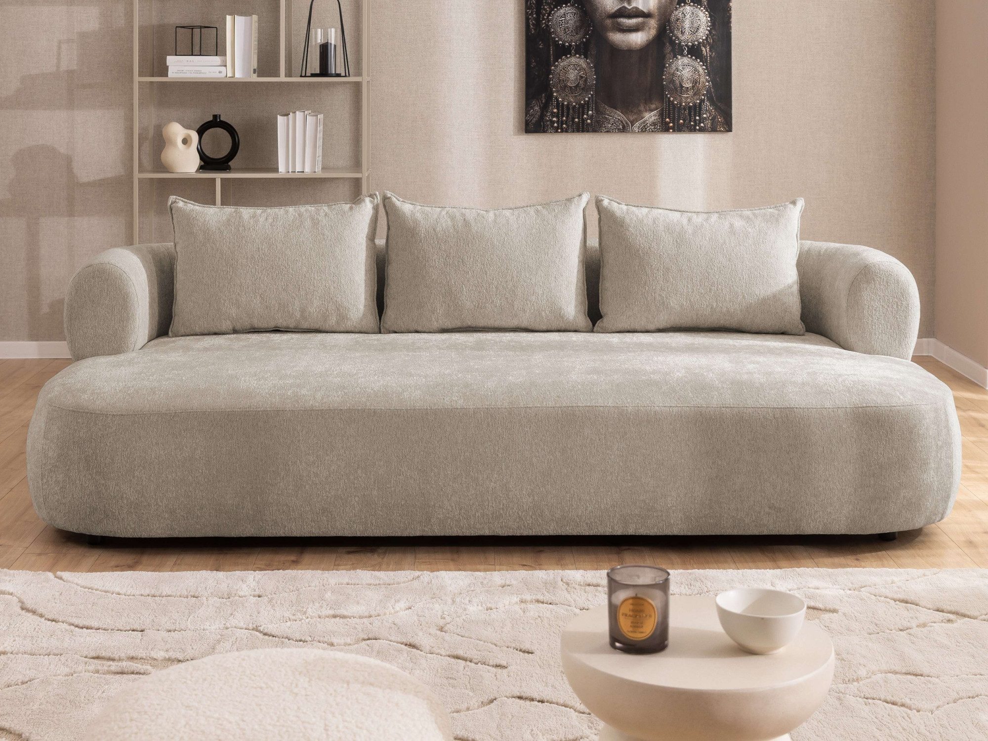 Home affaire Big-Sofa LUSSAC 4-Sitzer Design-Sofa günstig online kaufen