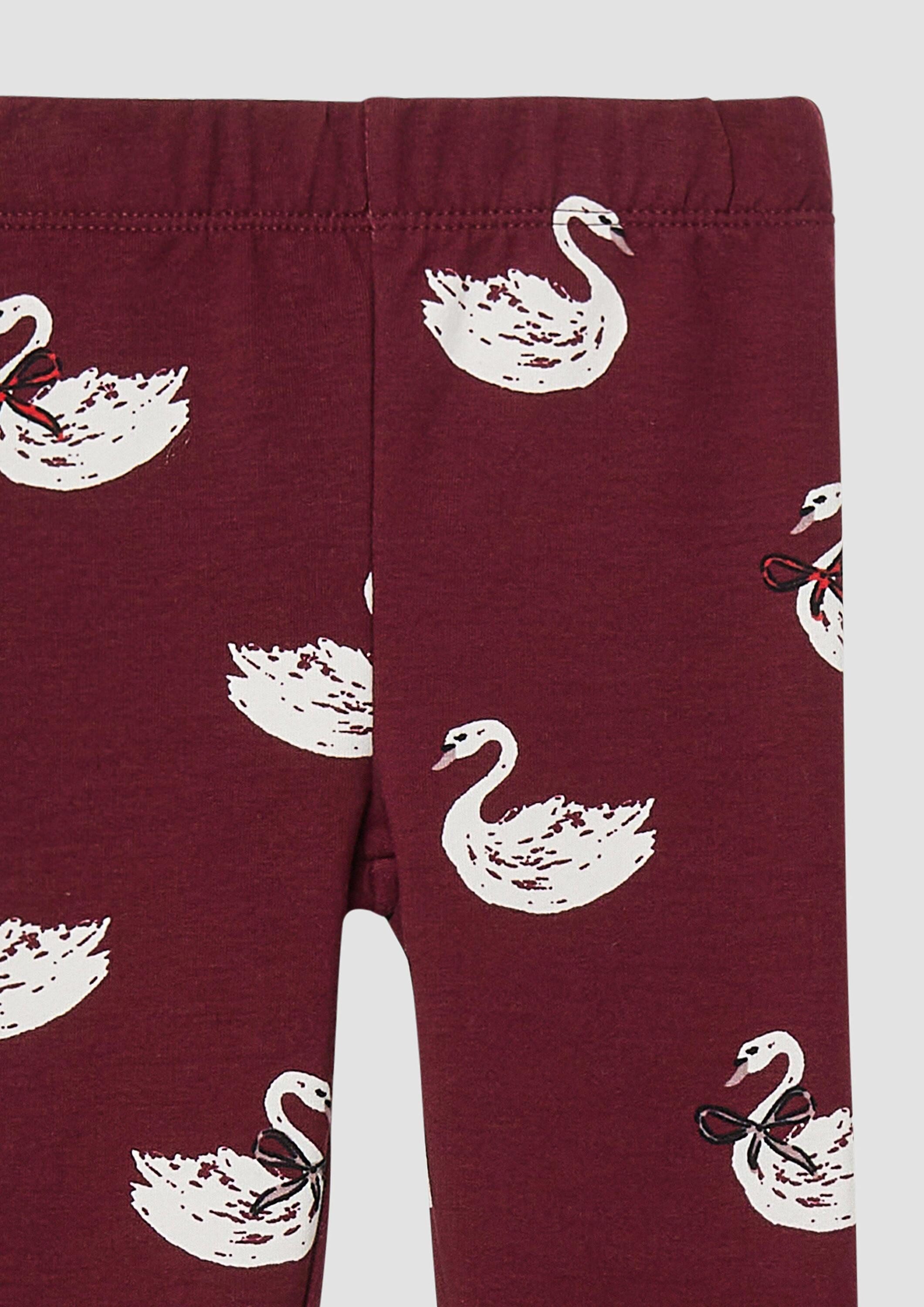 s.Oliver Leggings Leggings Kuschelige Leggings mit All-over-Print – Bild 4 von 4