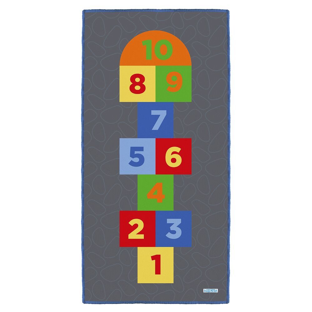 Kinderteppich Spielteppich Hüpfkasten