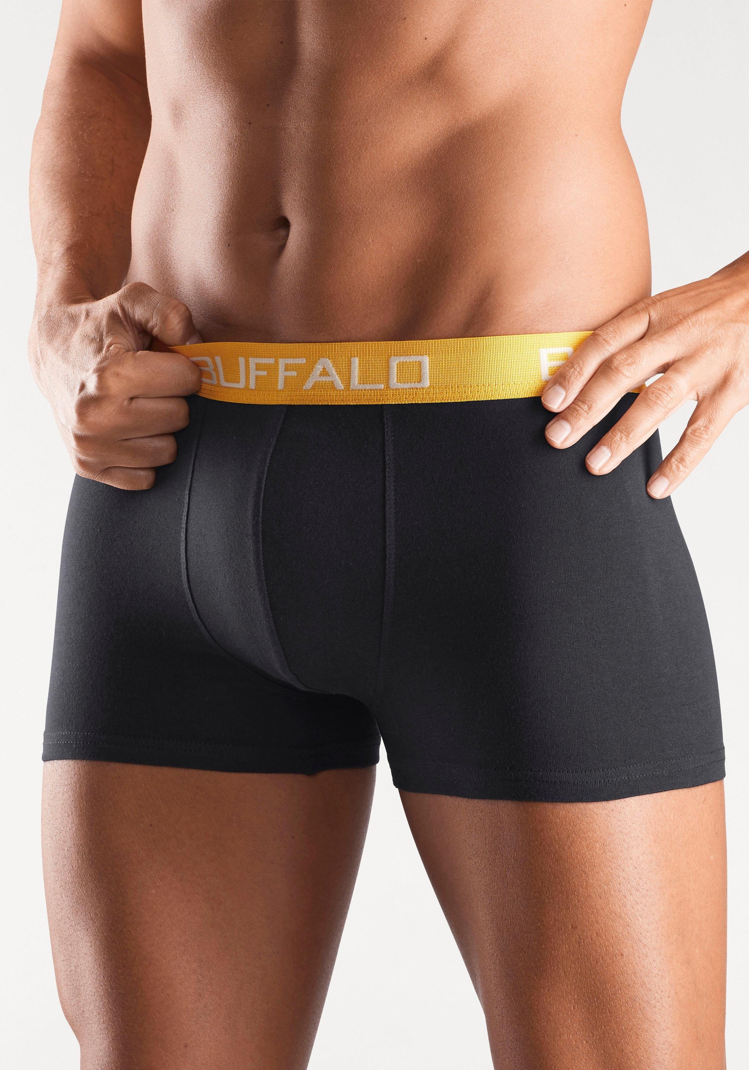 Buffalo Boxer Boxershorts für Herren (Packung, 4-St) aus Baumwoll-Mix