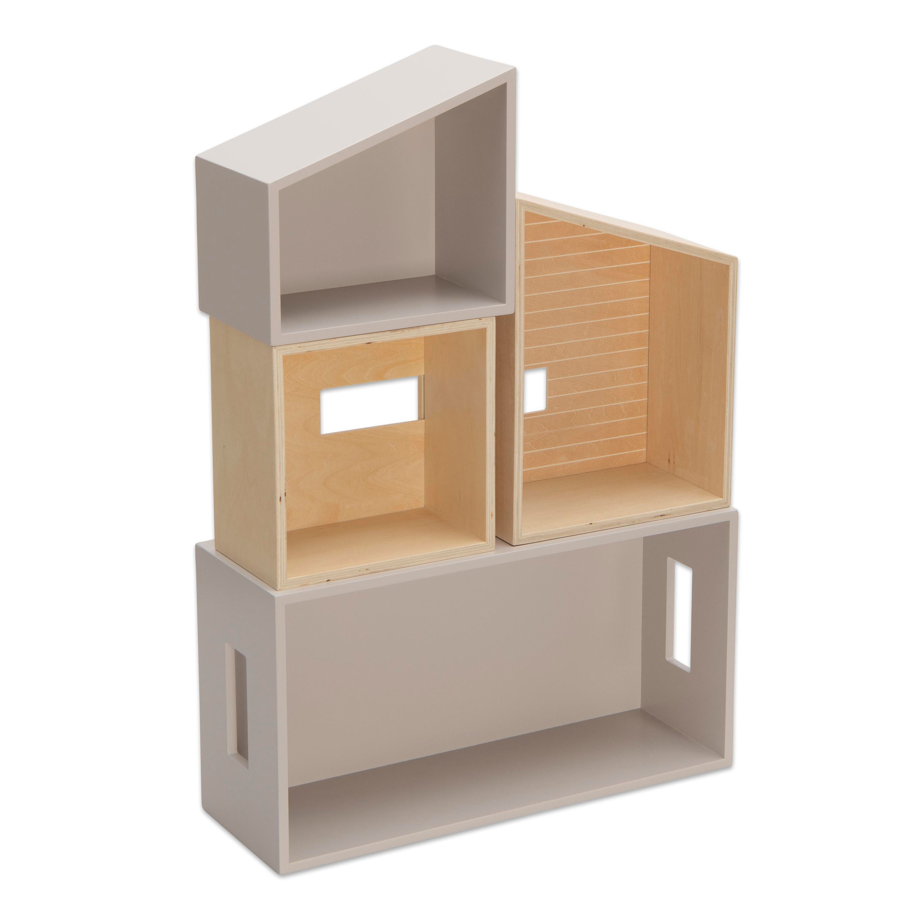 Betzold Puppenhaus Modulares Puppenhaus, 4-teilig