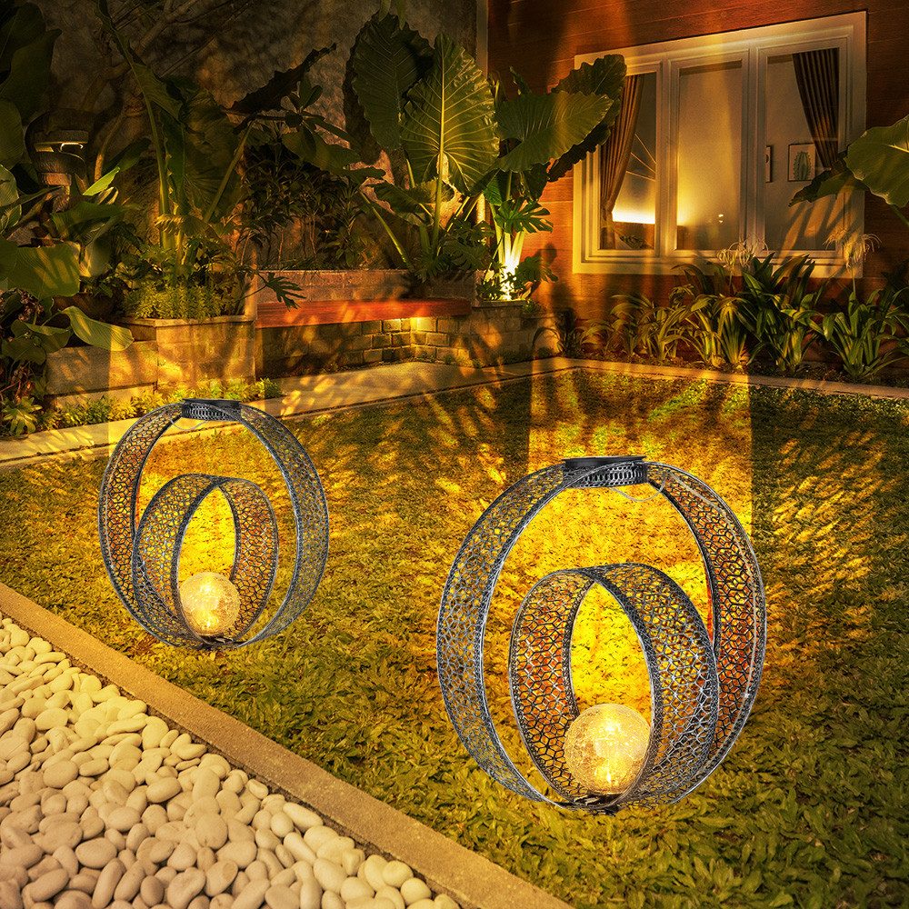 GLOBO LIGHTING LED Solarleuchte, LED-Leuchtmittel fest günstig online kaufen