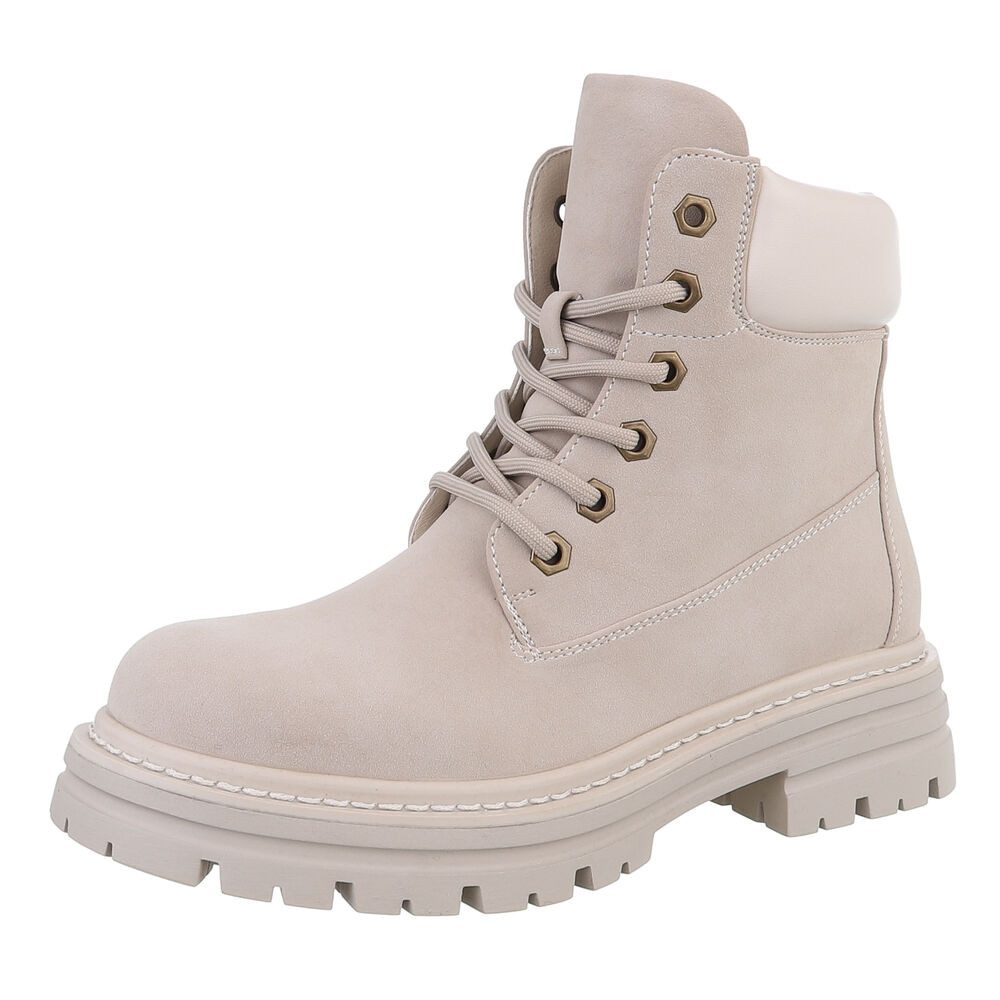 Ital-Design Damen Schnürschuhe Freizeit Stiefelette (87740355) Blockabsatz günstig online kaufen