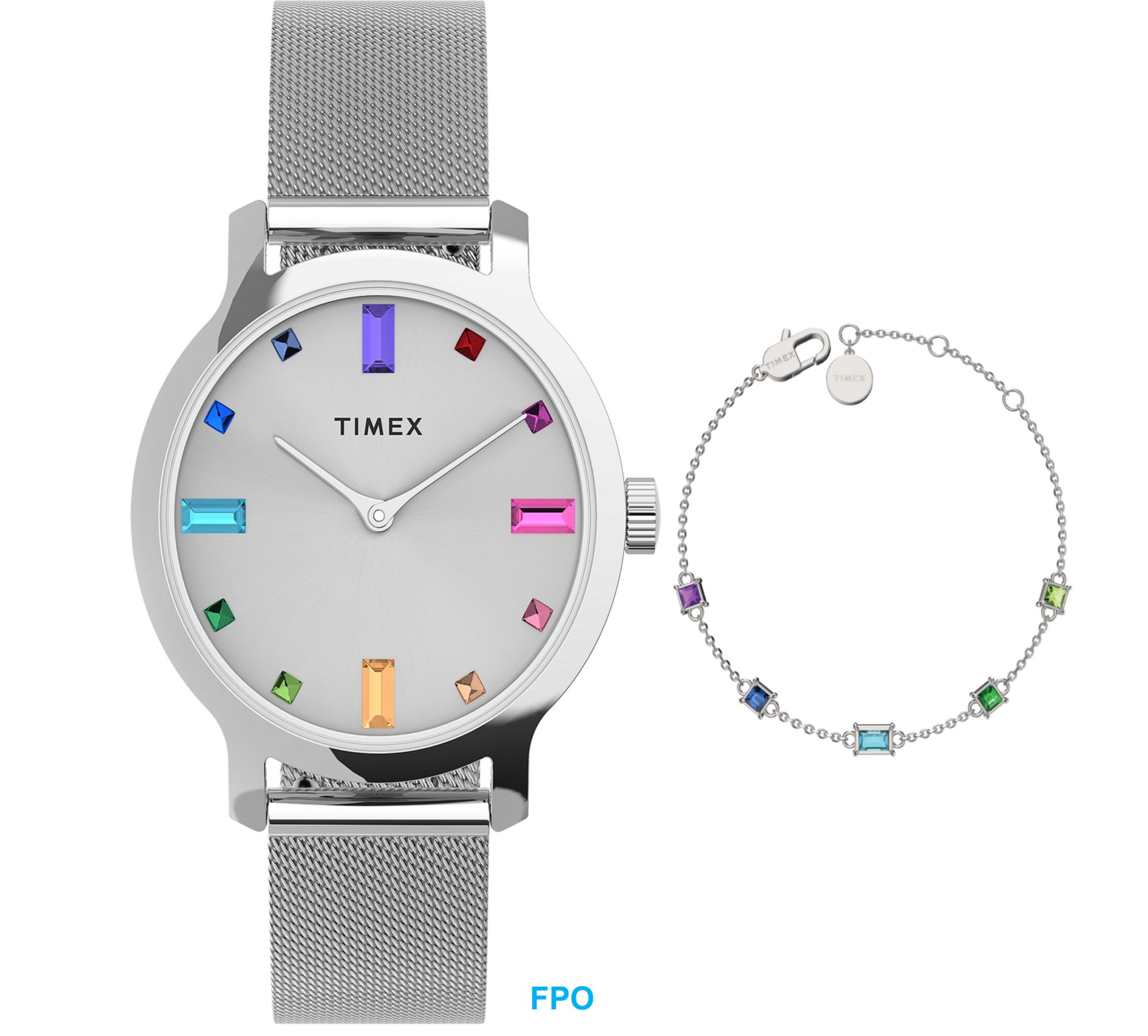 Timex Quarzuhr TRANSCEND TWG066900AJ, (Set, mit Schmuckarmband), Armbanduhr günstig online kaufen