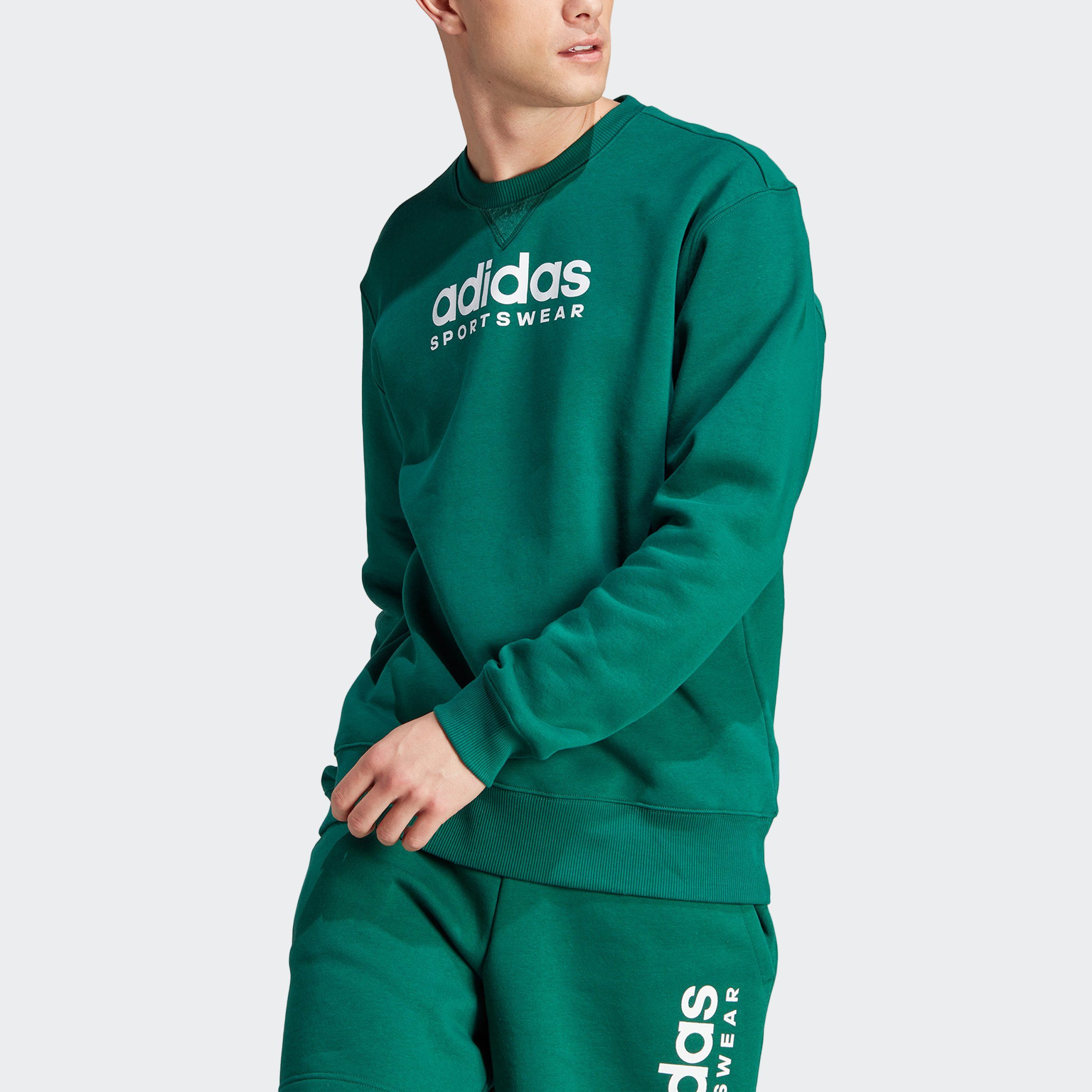 adidas Sportswear SZN ALL Green GRAPHIC Collegiate FLEECE Sweatshirt