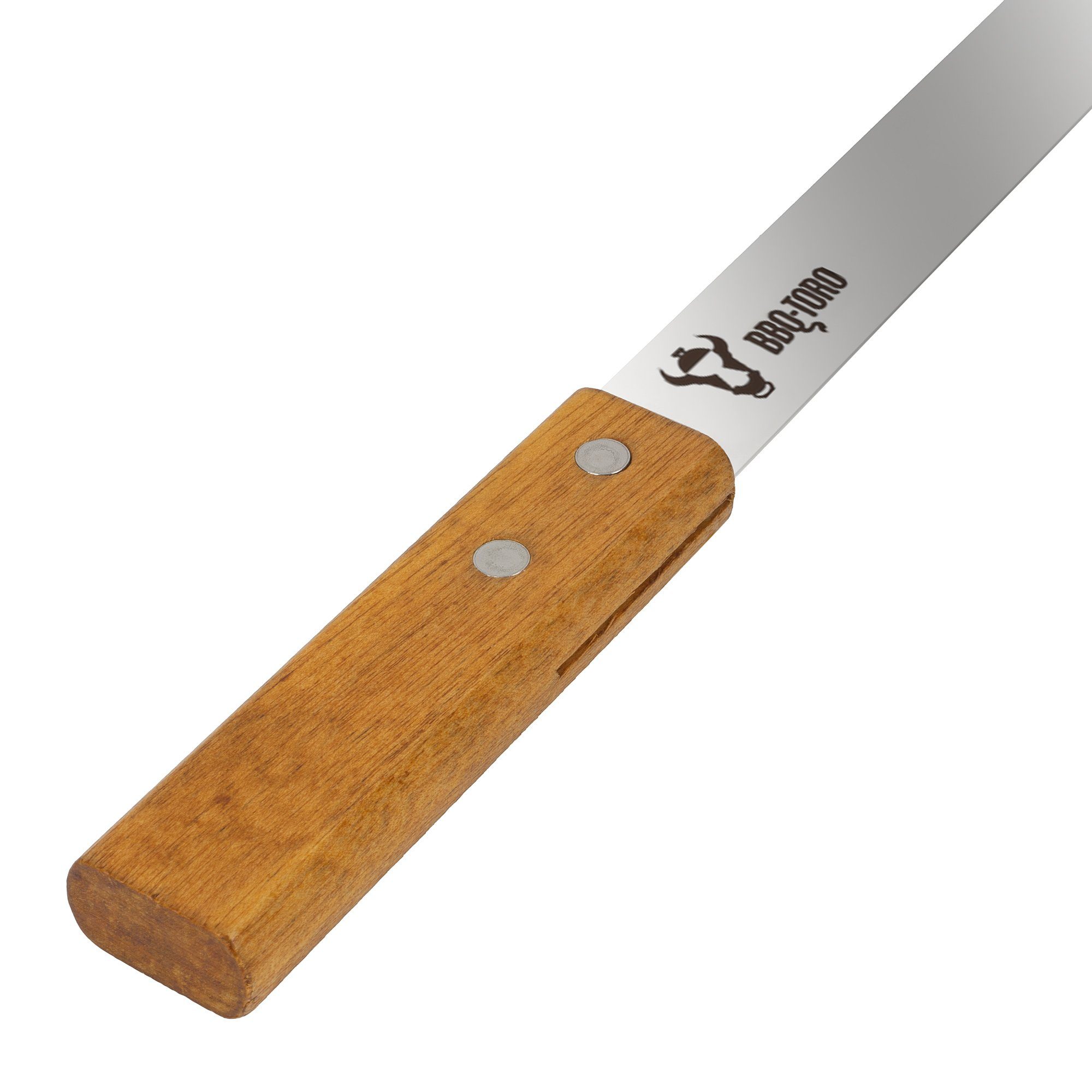 BBQ-Toro Grillspieß Edelstahl Grillspieße mit Holzgriff (10 Stück), 50 cm, Spießset (Set, 10-St., 10 Stück), 10-teilig – Bild 4 von 4