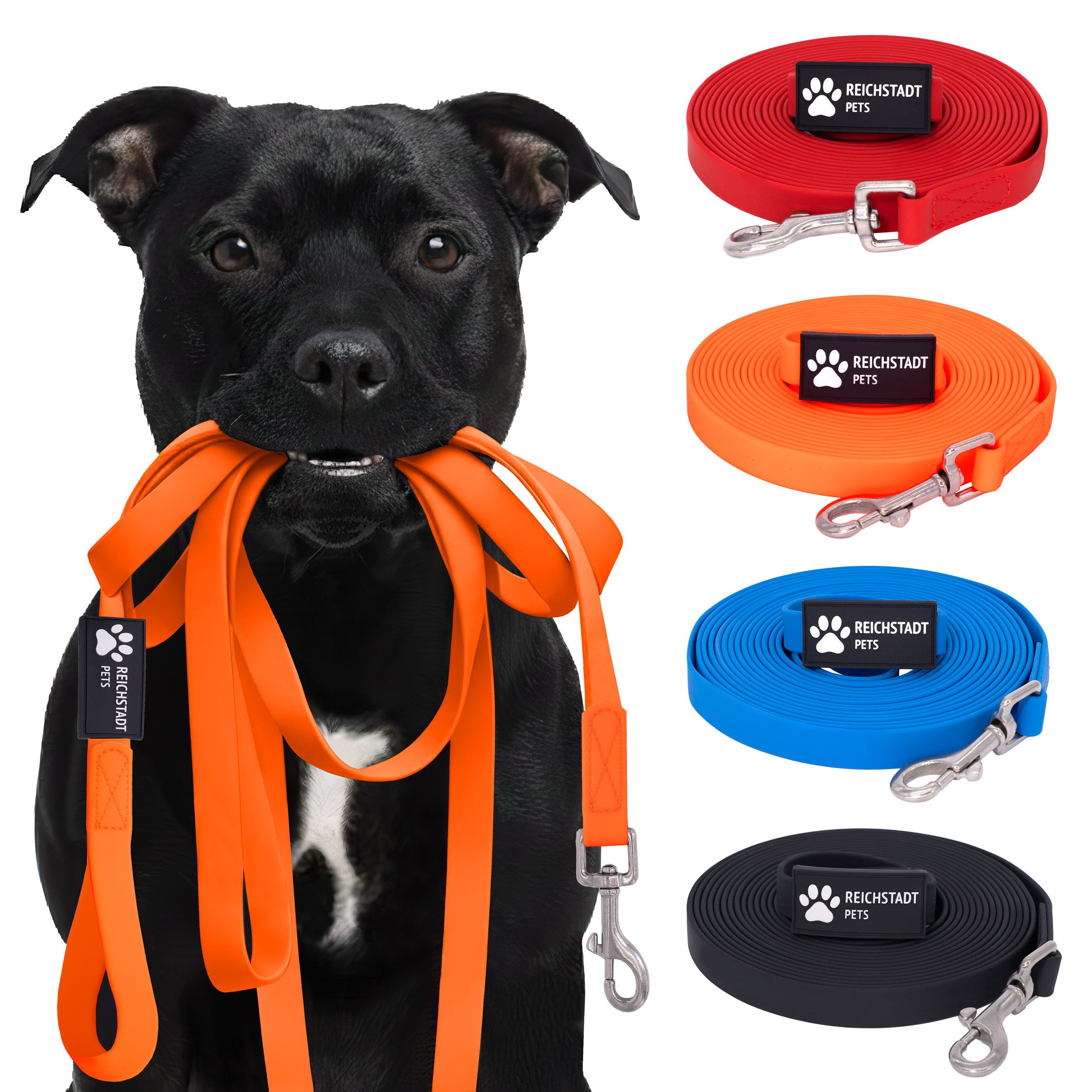 Reichstadt Hundeleine RS Pets Führleine PVC 25RSP086, PVC, Weiche Handschlaufe mit Soft-Wrist-Strap
