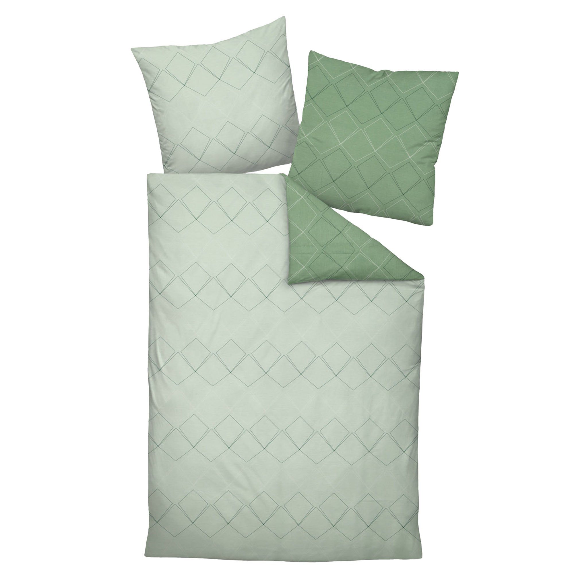 Janine Bettwäsche Unisex Bettwäsche 1er Pack Baumwolle J.D., Webware, 2 teilig, Webware