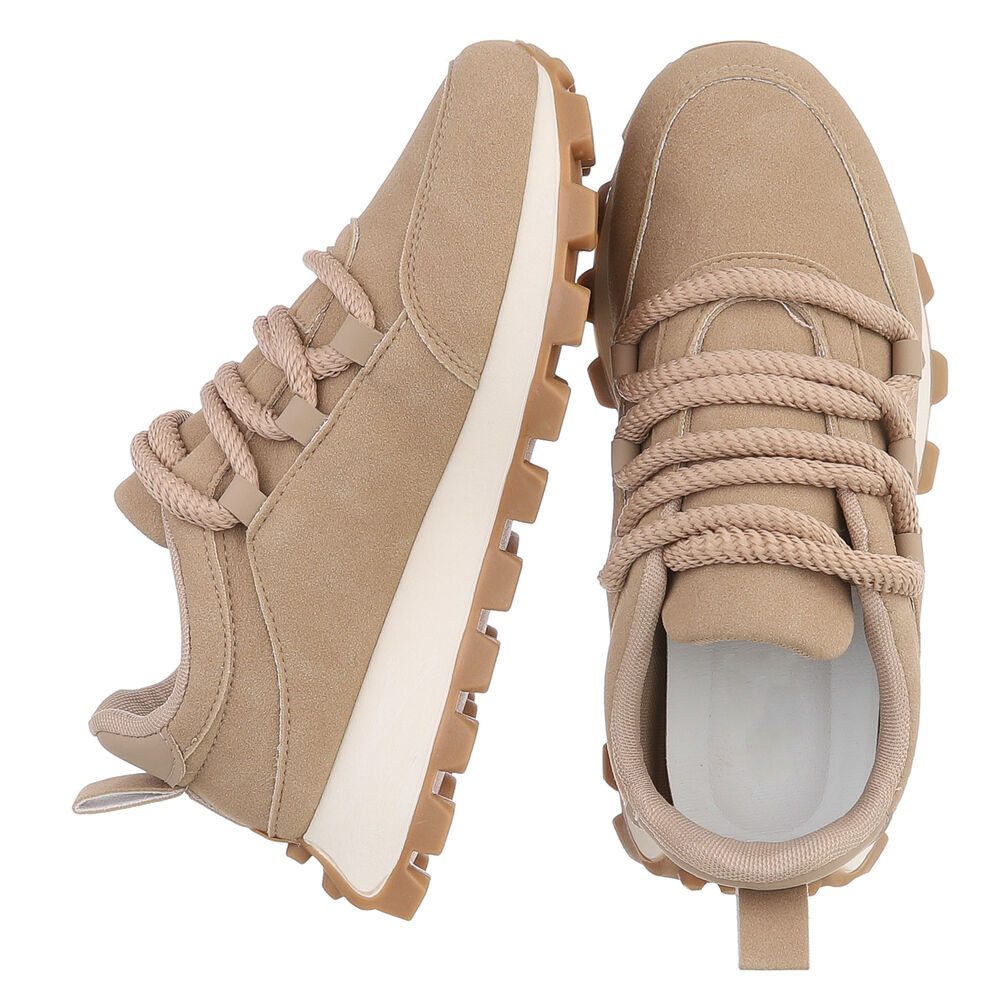Ital-Design Lässige Sneakers mit robuster Sohle und Schnürung für Damen Sne günstig online kaufen
