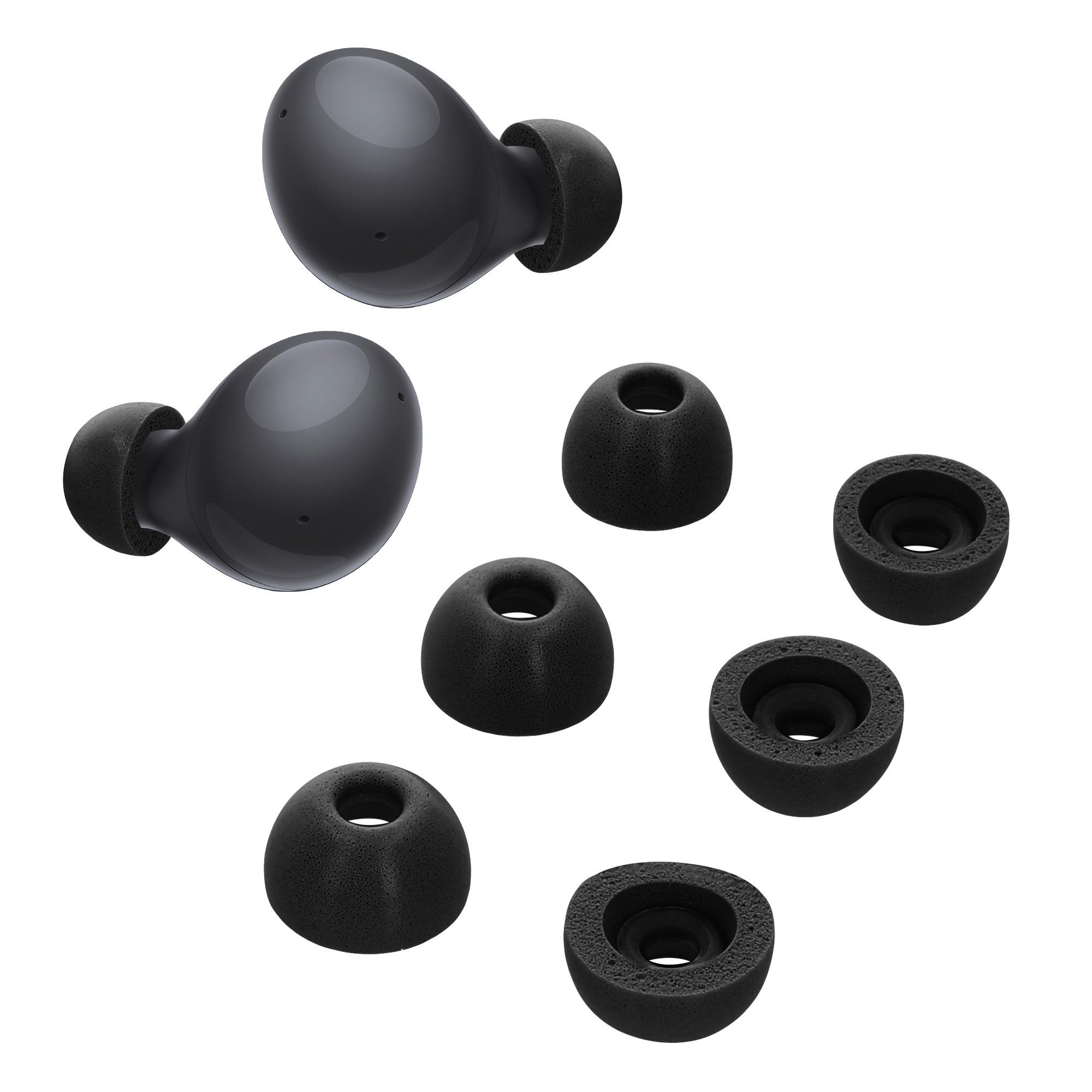 kwmobile 6x Ersatz In Ear Kopfhörer für Samsung Galaxy Buds 2 Kopfhörer (3 Größen)
