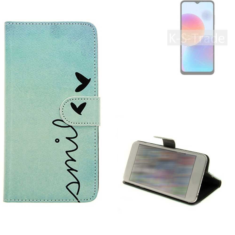 K-S-Trade Handyhülle für ZTE Blade A52, Schutz Hülle Handy Hülle Hülle Handyhülle cover bookstyle Etui