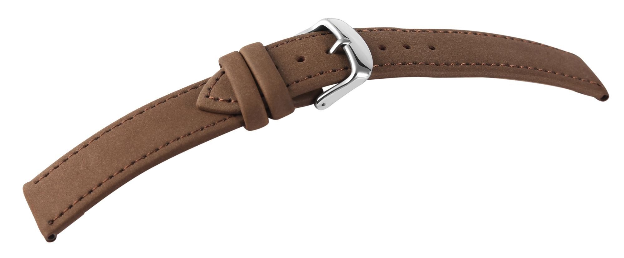 STEINMEISTER Uhrenarmband 8000556 Echtleder Uhrenarmband, braun, flach, 12 - 22 mm