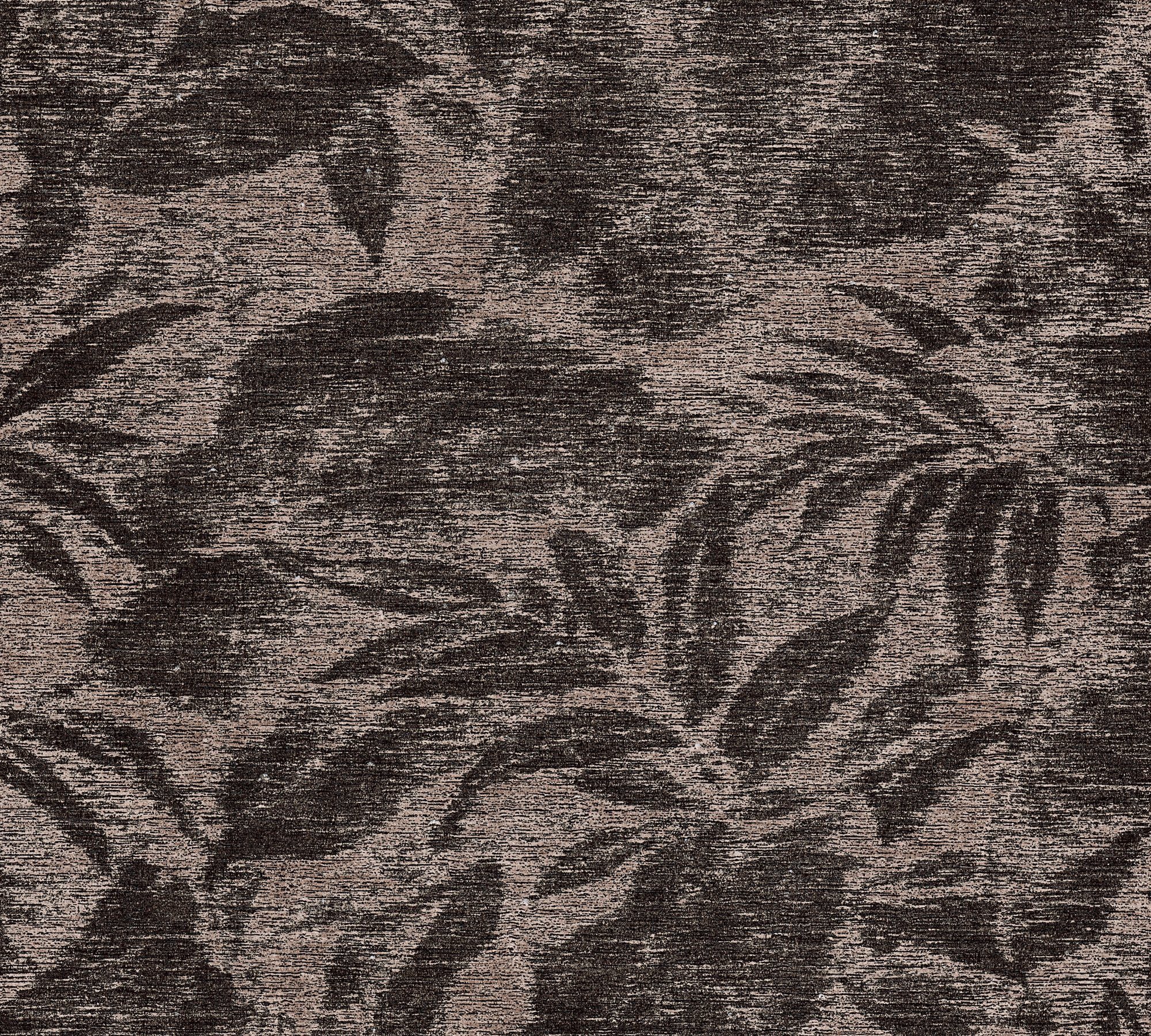 Tapete Palmentapete Dschungel braun Greenery Motiv, floral, A.S. Blätter mit Création Vliestapete
