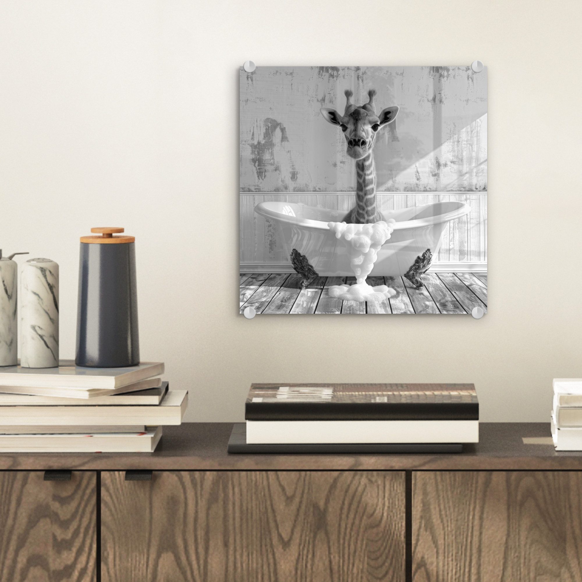 MuchoWow Acrylglasbild Giraffe - Tier - günstig online kaufen