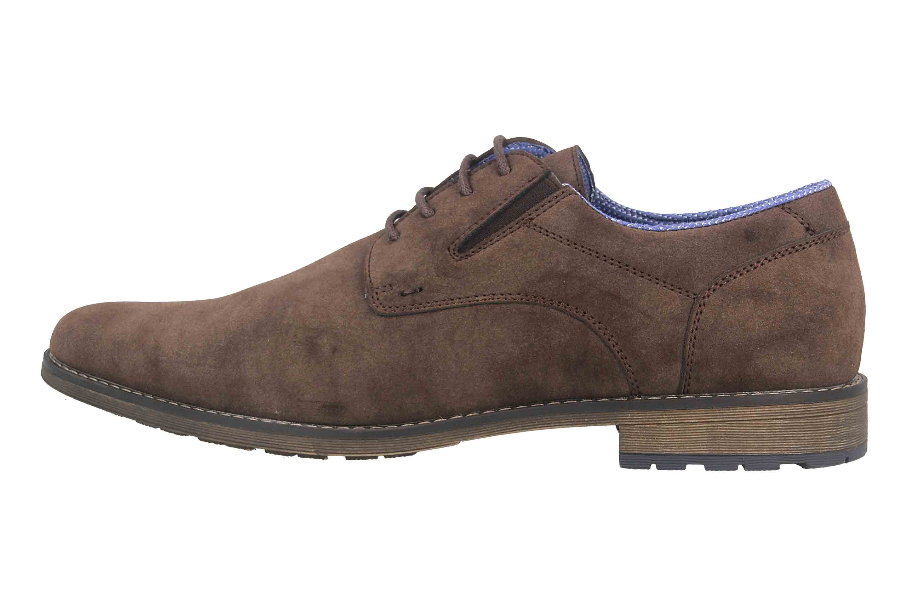 Mavins 3HH0180302 3500 D.Brown PU Nubuck Schnürschuh