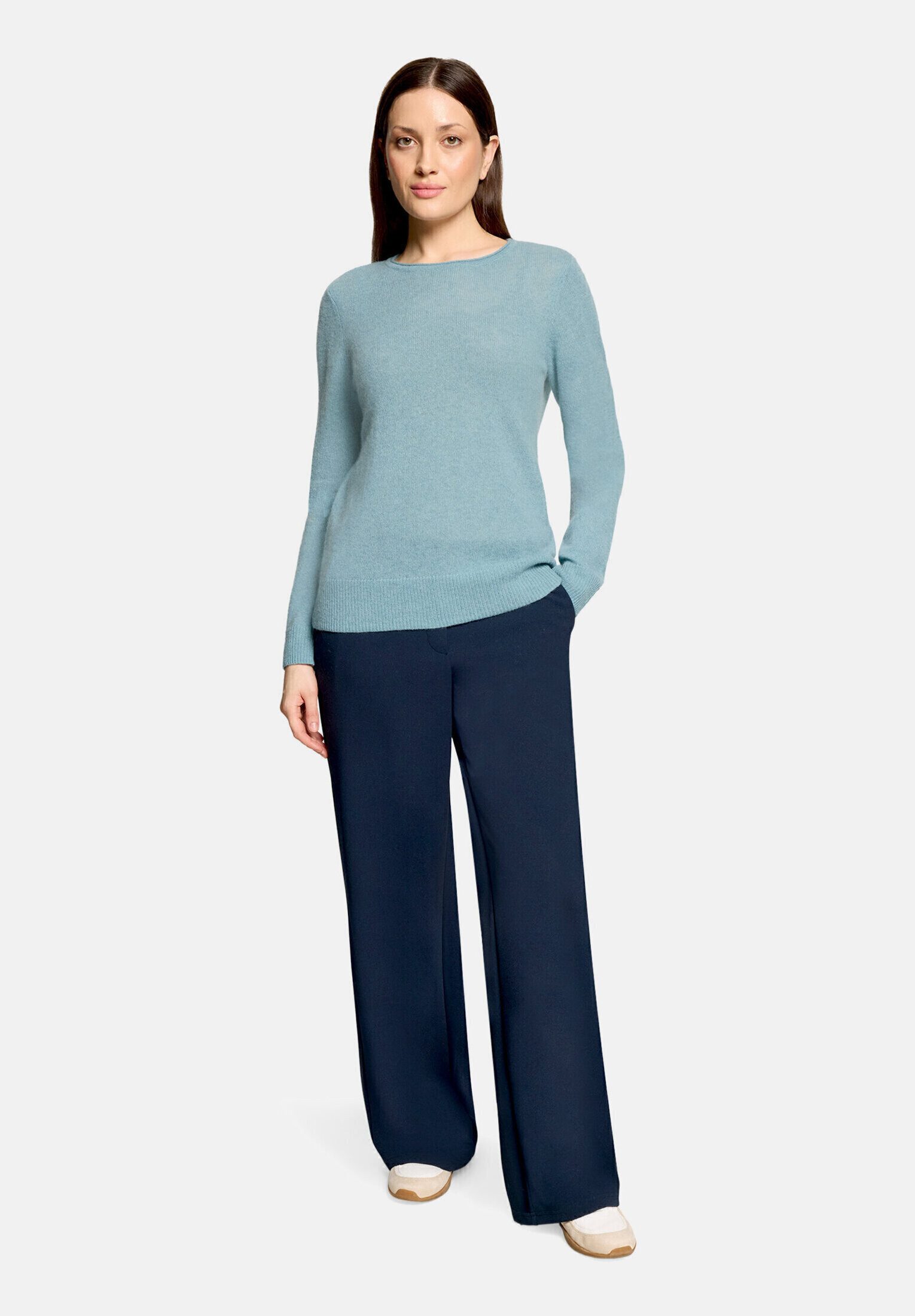 Betty Barclay Strickpullover Damen mit Rundhalsausschnitt (1-tlg)
