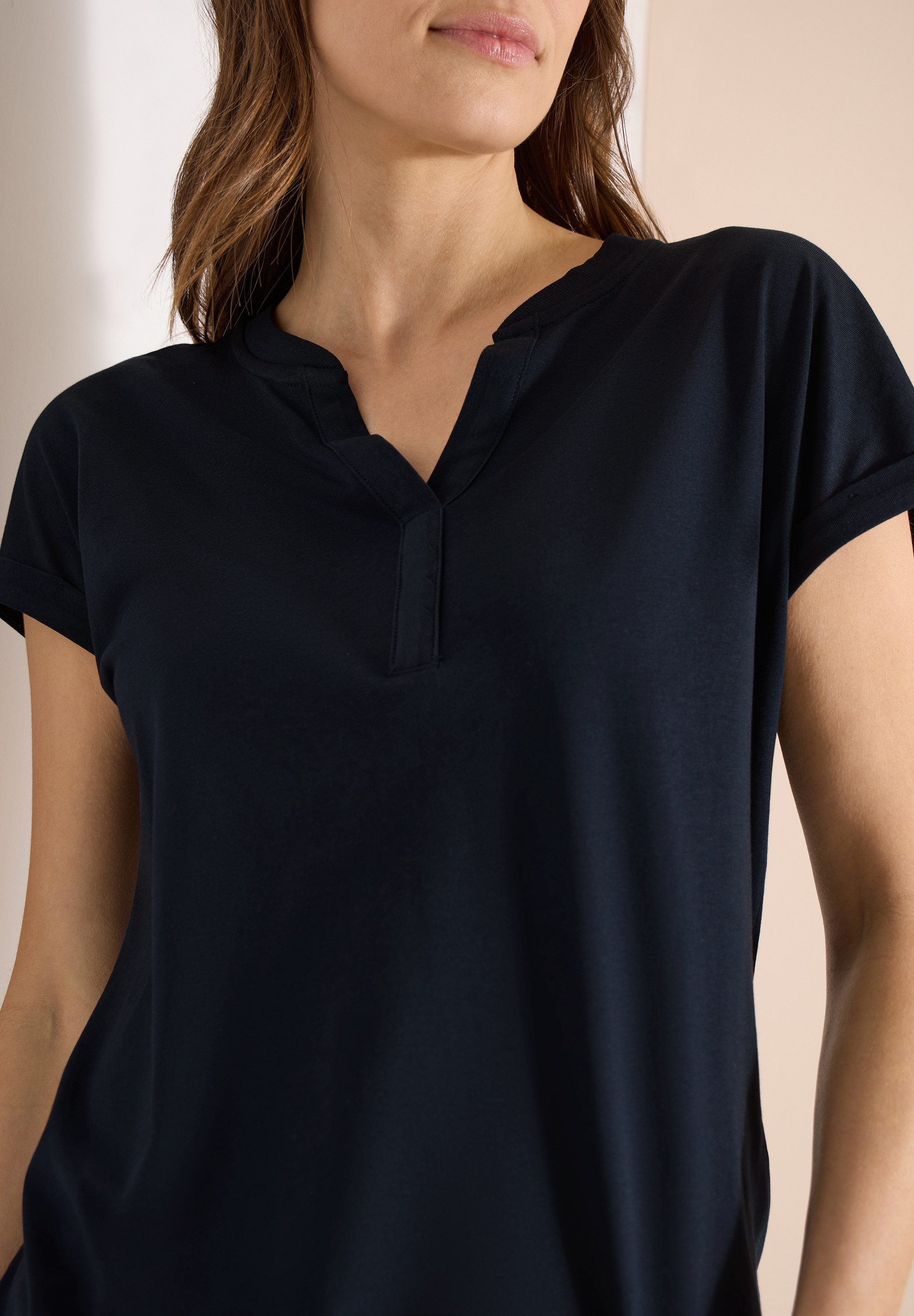 CECIL T-Shirt mit elastischem Bund