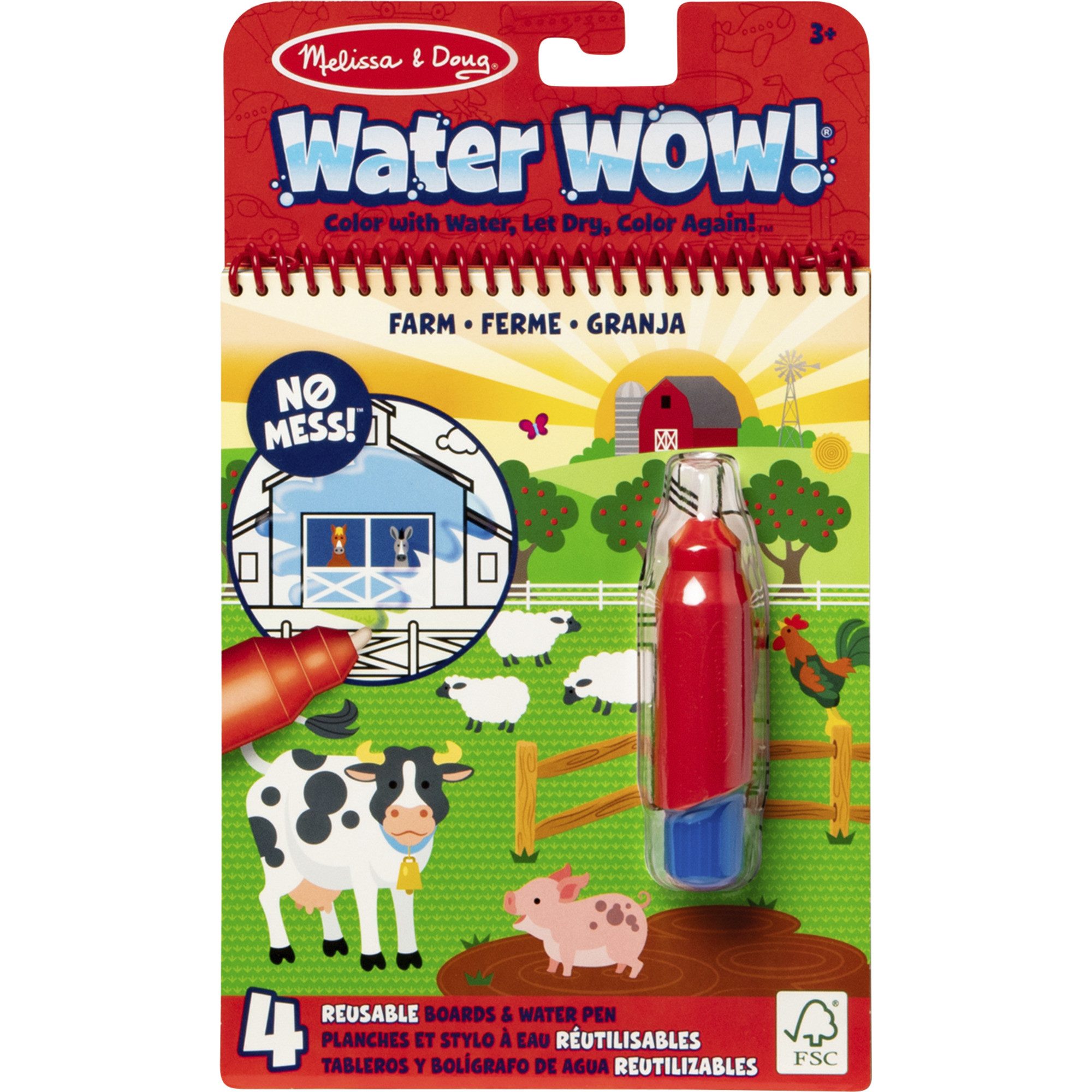 HATCHIMALS Spielfigur Spin Master Melissa & Doug - Water WOW! Bauernhof