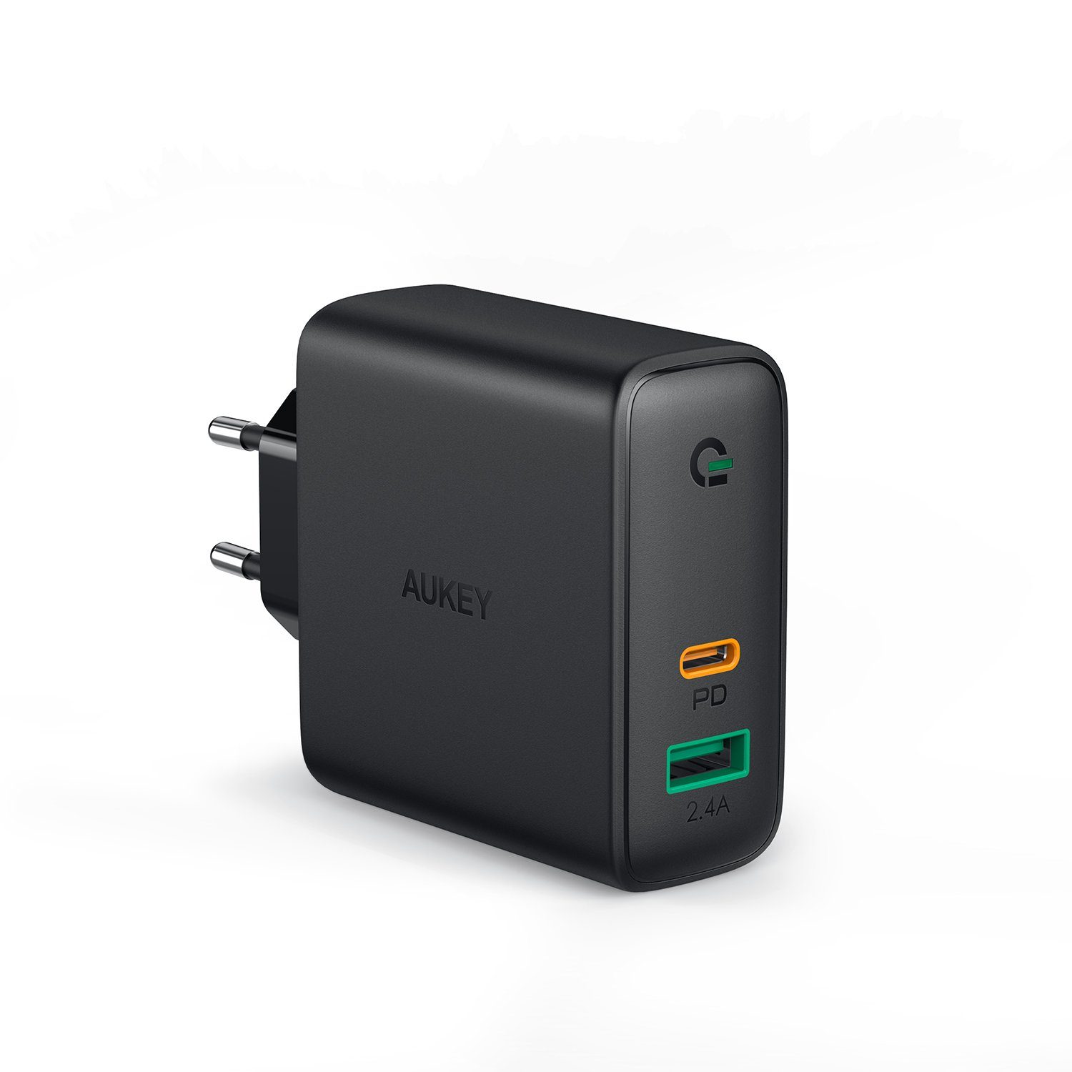 AUKEY USB Ladegerät USB-Ladegerät (60W USB-C Ladegerät mit GaNFast Tech)