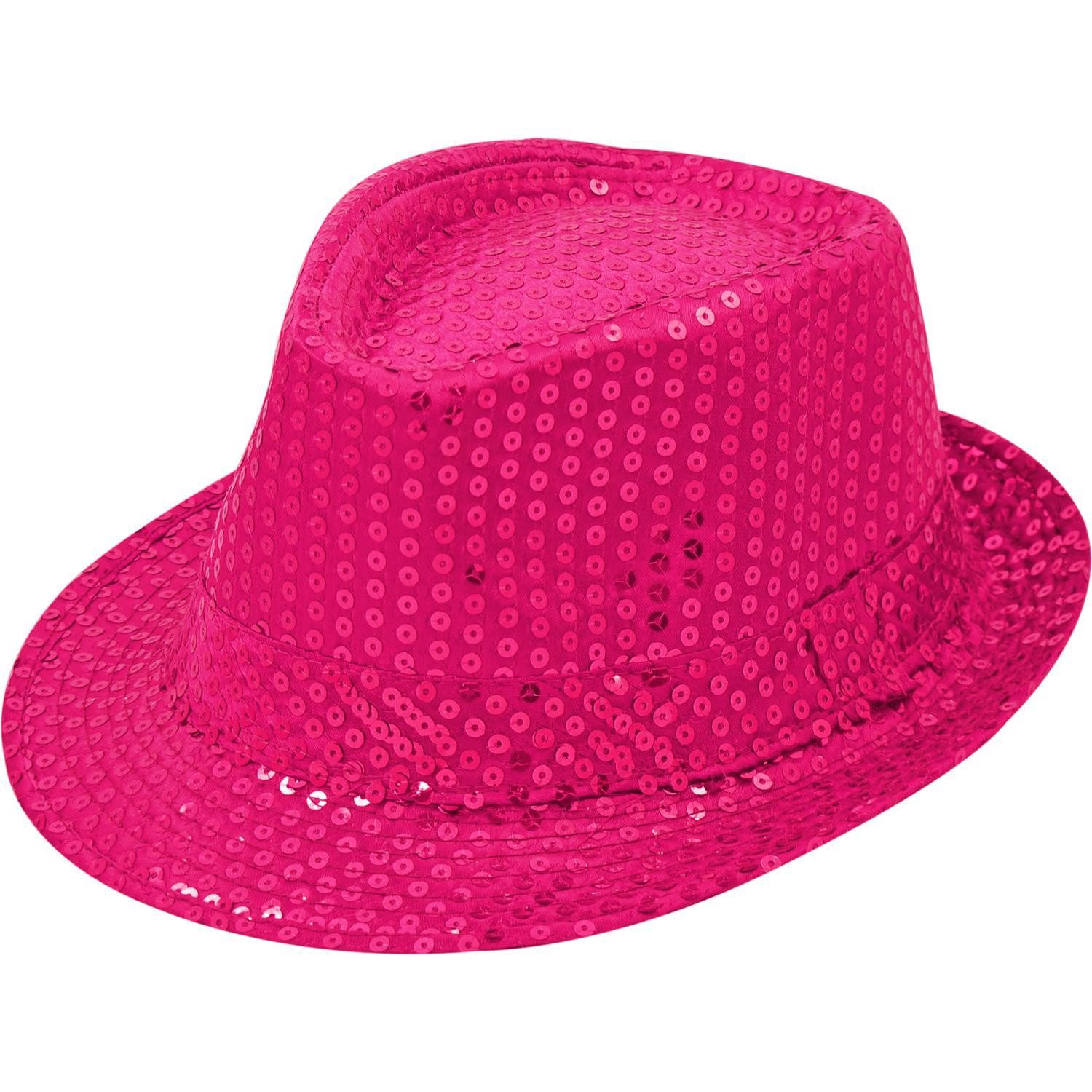 Party Factory Kostüm Paillettenhut Glitzer Hut Unisex viele Farben Karneval Party Fasching, mit glitzernden Pailletten versehen