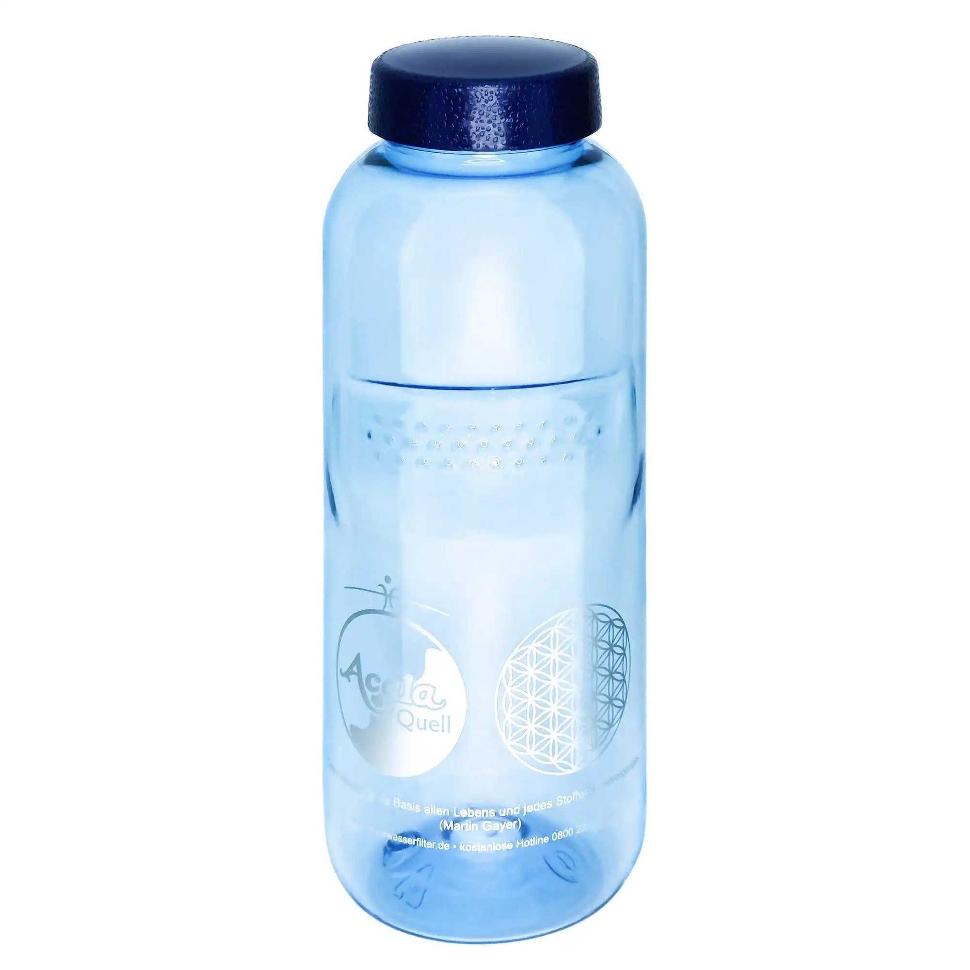 AcalaQuell Trinkflasche Optimal Set & 0,75L; 0,5L; lebensmittelecht 1x 1x 1,0L, weichmacherfrei 1x Grip