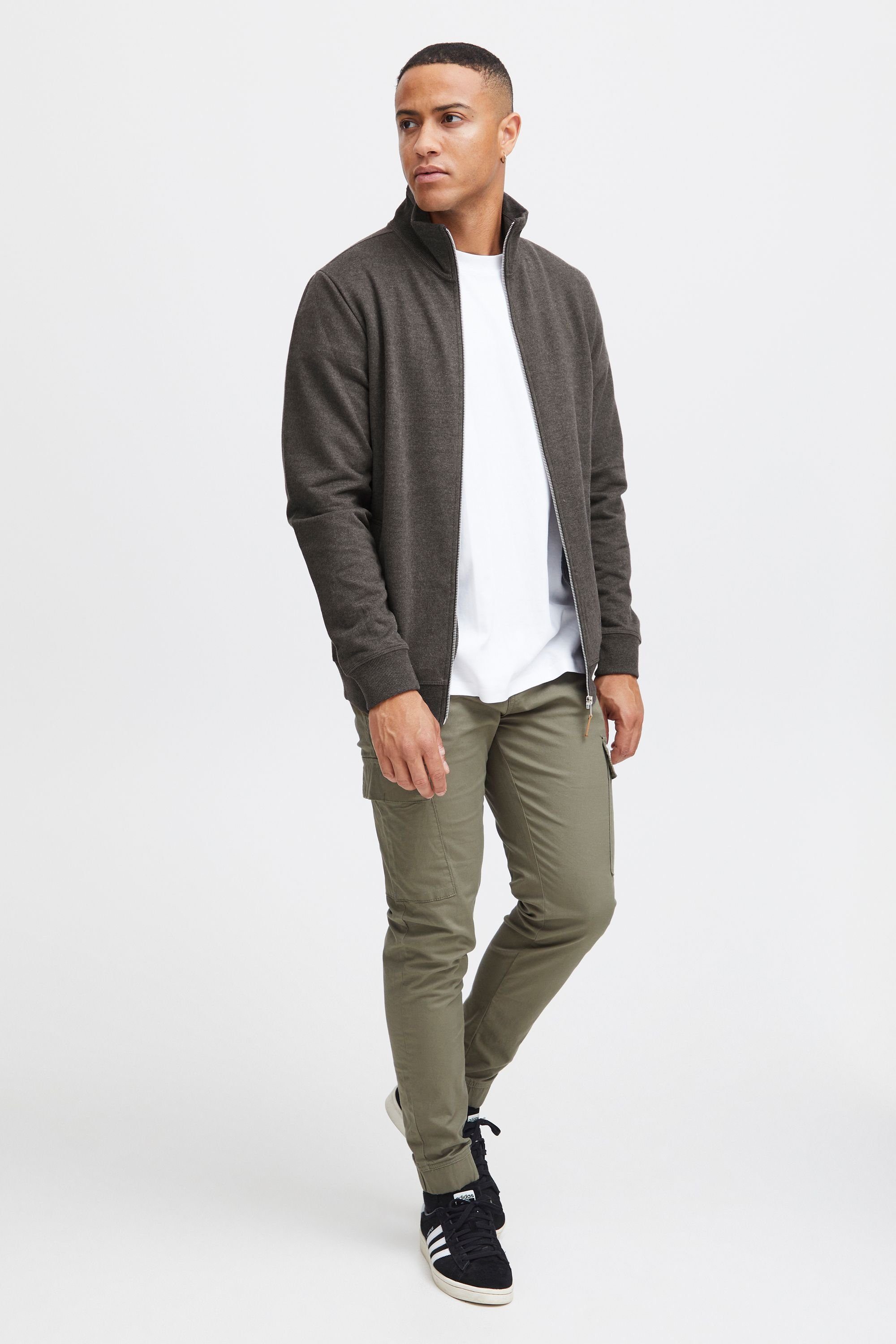 Blend Kapuzenpullover BHAlio Sweatshirtjacke mit zwei Eingriffstaschen