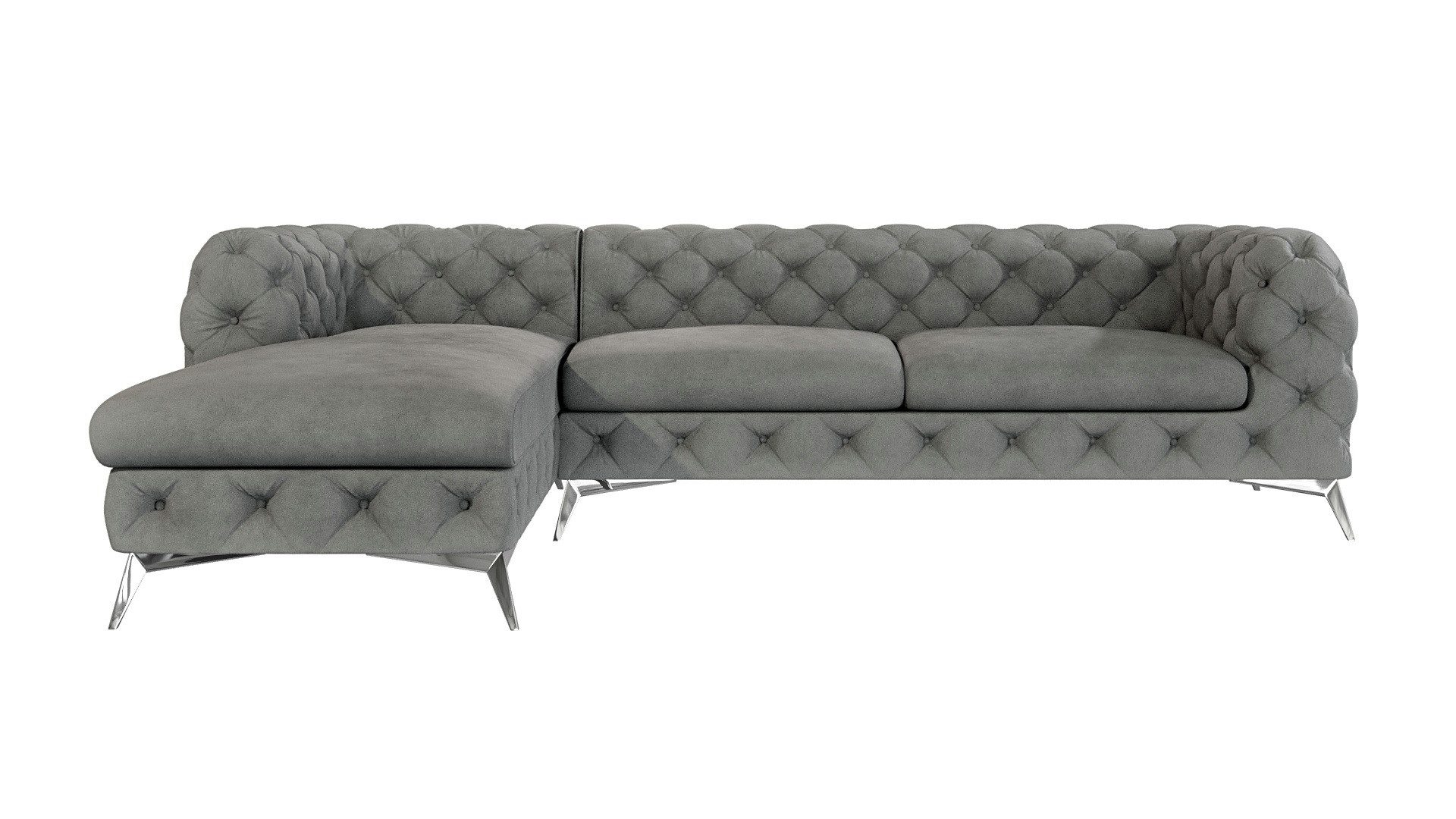 S-Style Möbel Ecksofa Kalina, Chesterfield mit günstig online kaufen