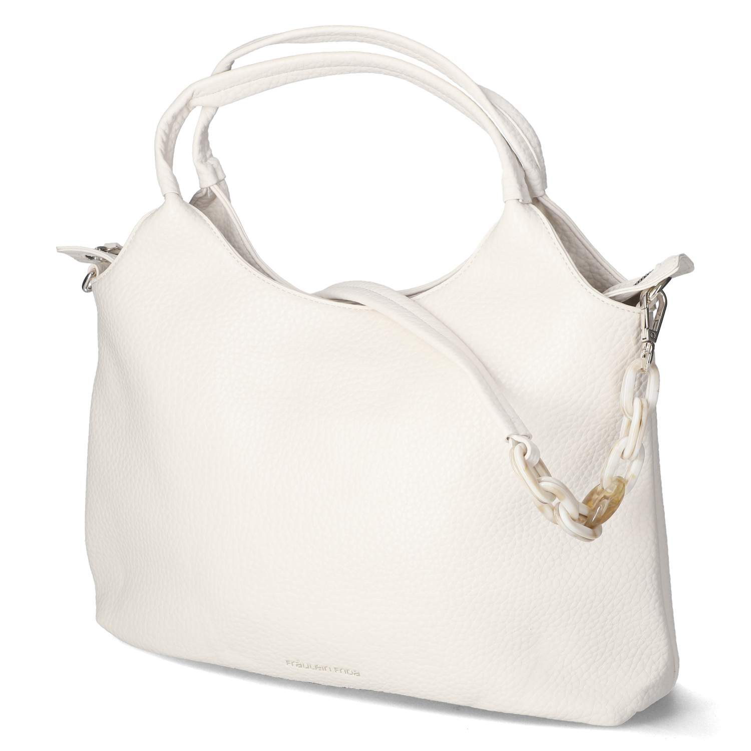 Handtasche Fräulein Frida FF2085,400 Damen Shopper Synthetik beige