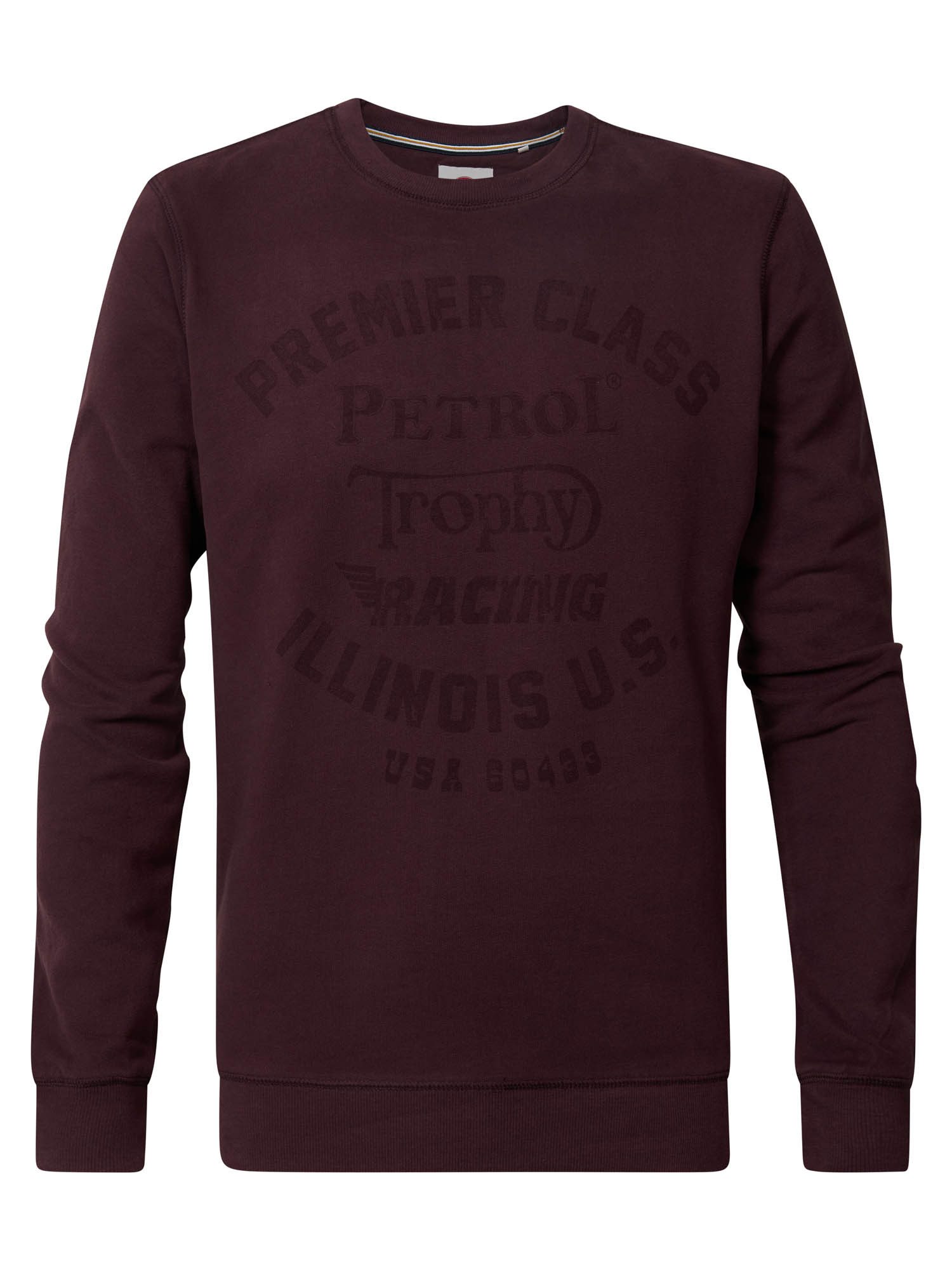 Langarmshirt Men Sweater Round Neck Print
