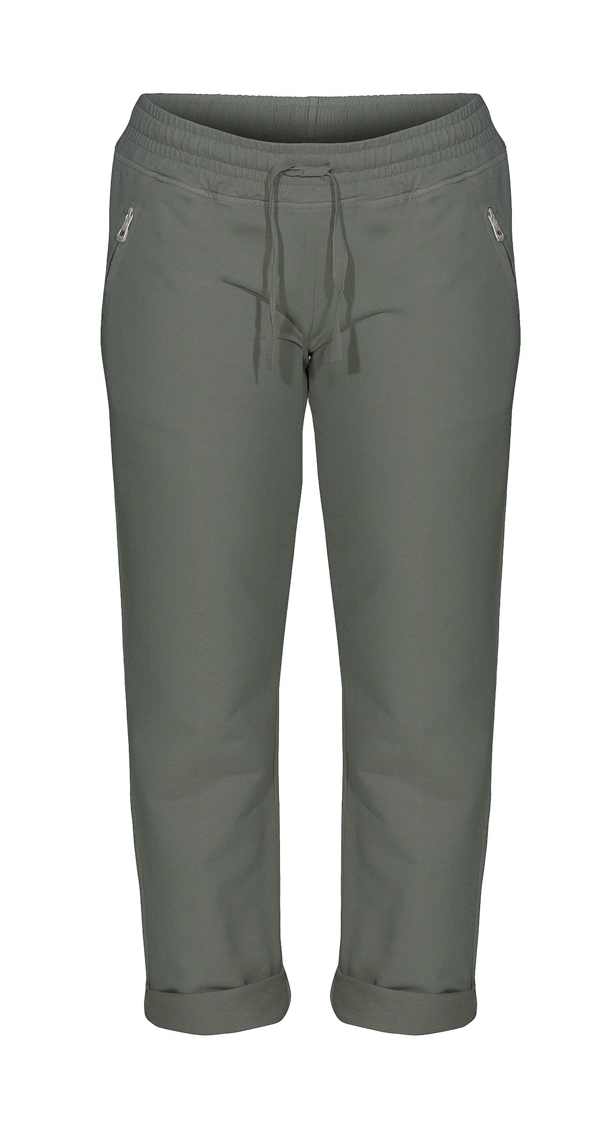 CLEO STYLE Jogger Pants Damen Jogginghose 814136 34-38 Olive günstig online kaufen