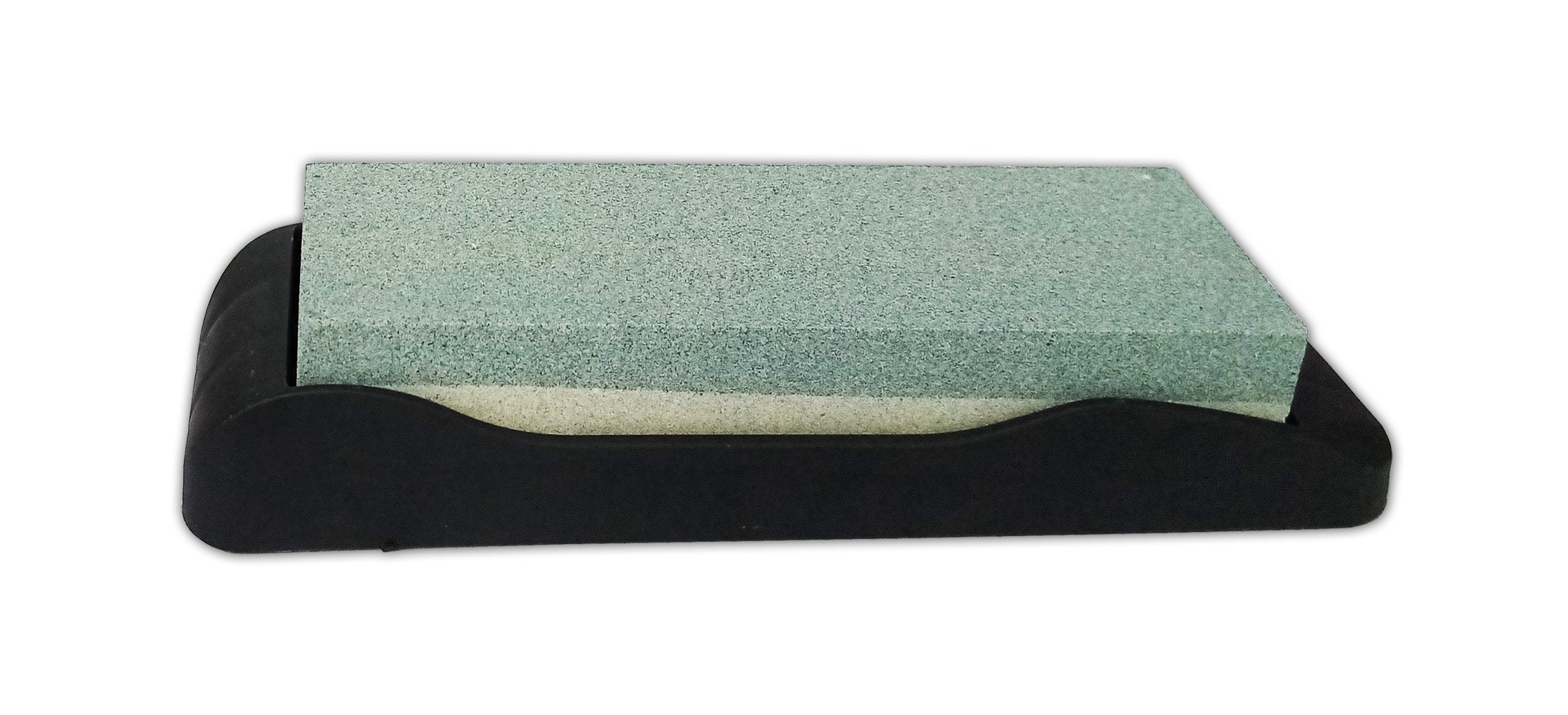 Arte Regal Schleifstein SCHLEIFSTEIN mit Halter Abziehstein Messerschärfer Wetzstein 87, Schärfstein Messer