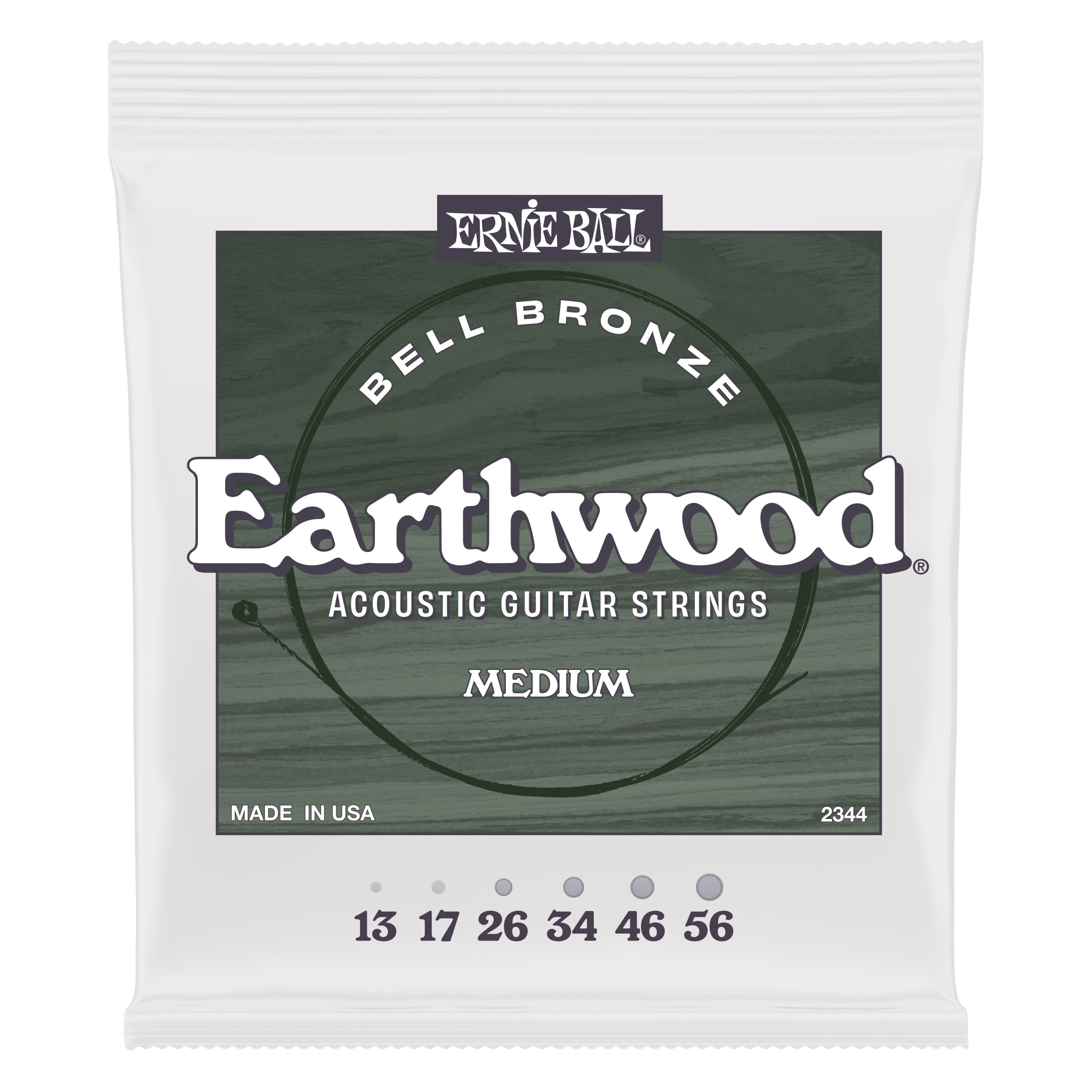 Ernie Ball Струны, EB2344 13-56 Earthwood Bell Bronze - Westerngitarrensaiten