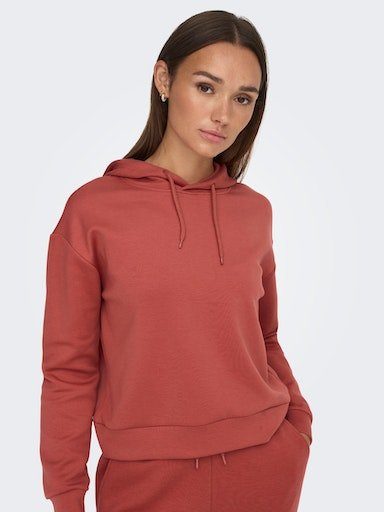 ONLY Play Kapuzensweatshirt - LS NOOS Mineral HOOD Red ONPLOUNGE SWEAT