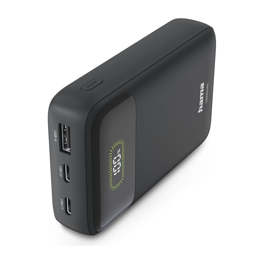 Hama 00201779 PD10-W20 Powerbank grau Powerbank