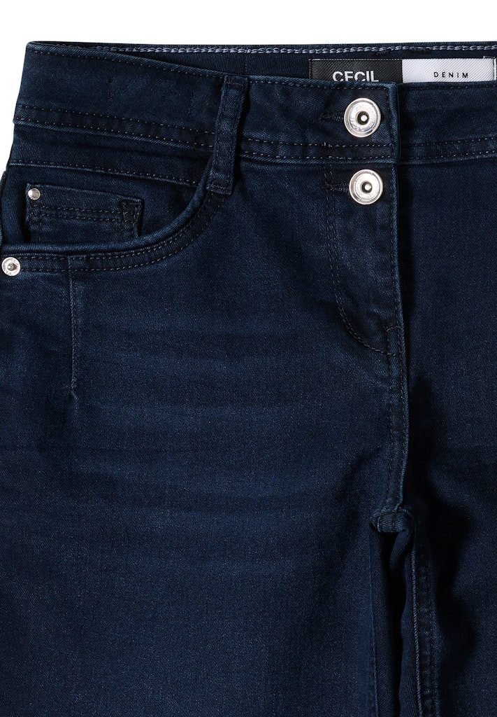 CECIL Bequeme Jeans Cecil / Da.Jeans / Style NOS Scarlett Blue Black günstig online kaufen