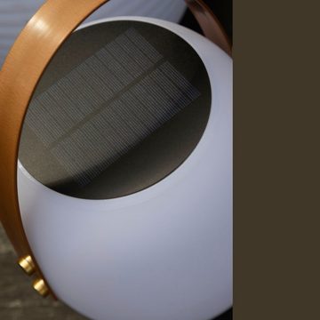 SCHÖNER WOHNEN-Kollektion Außen-Tischleuchte Bell, LED fest integriert, LED 2 W+0,6 W RGB,mobiles Licht immer und überall dabei,dimmbar,RGB