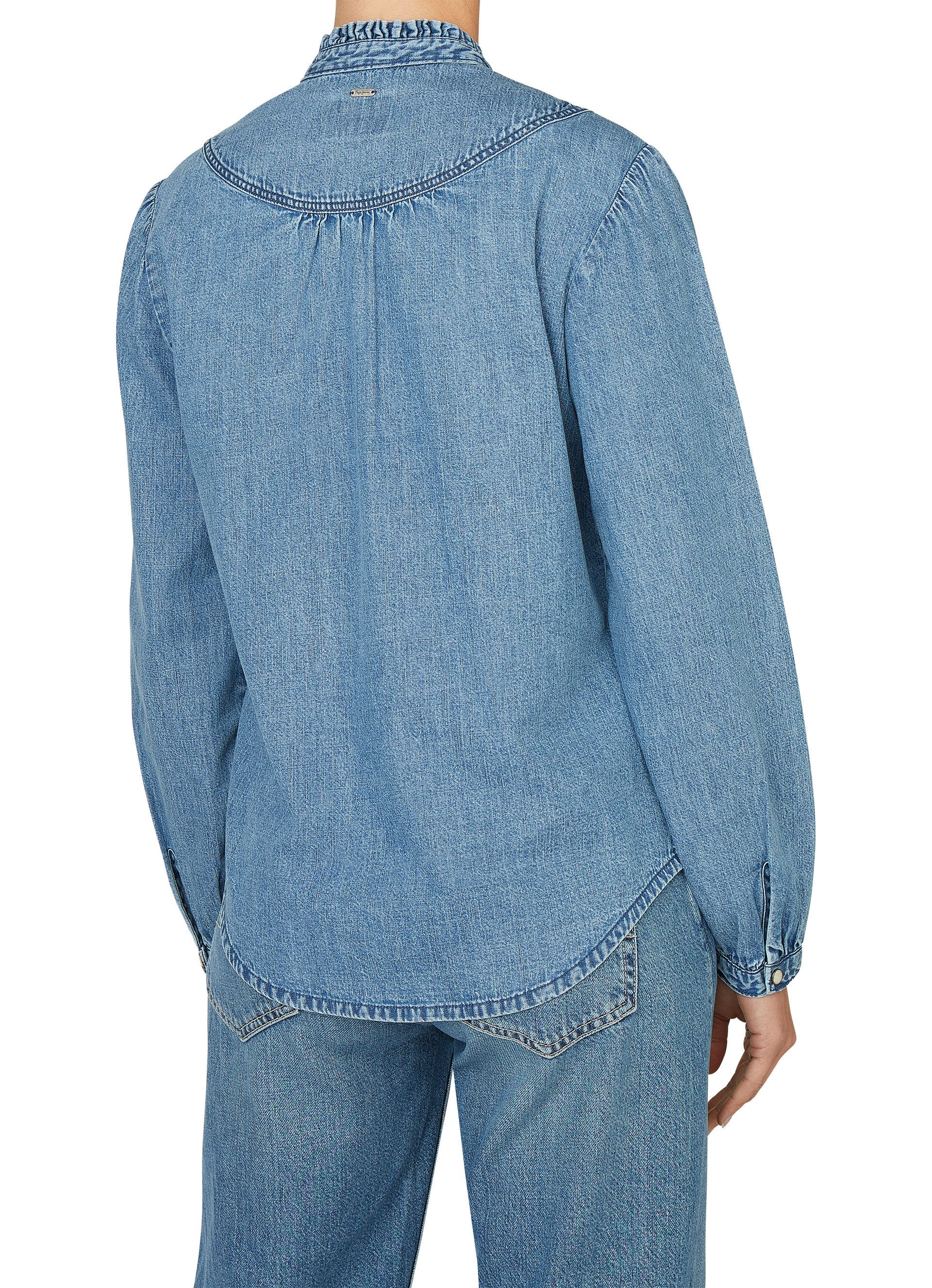 Pepe Jeans Jeansbluse REGULAR DENIM BLOUSE günstig online kaufen