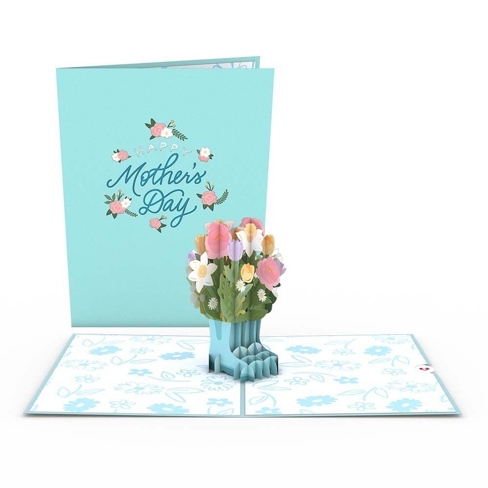 Lovepop Lovepop Muttertags-Gartenarbeit Muttertagskarte Stiefel