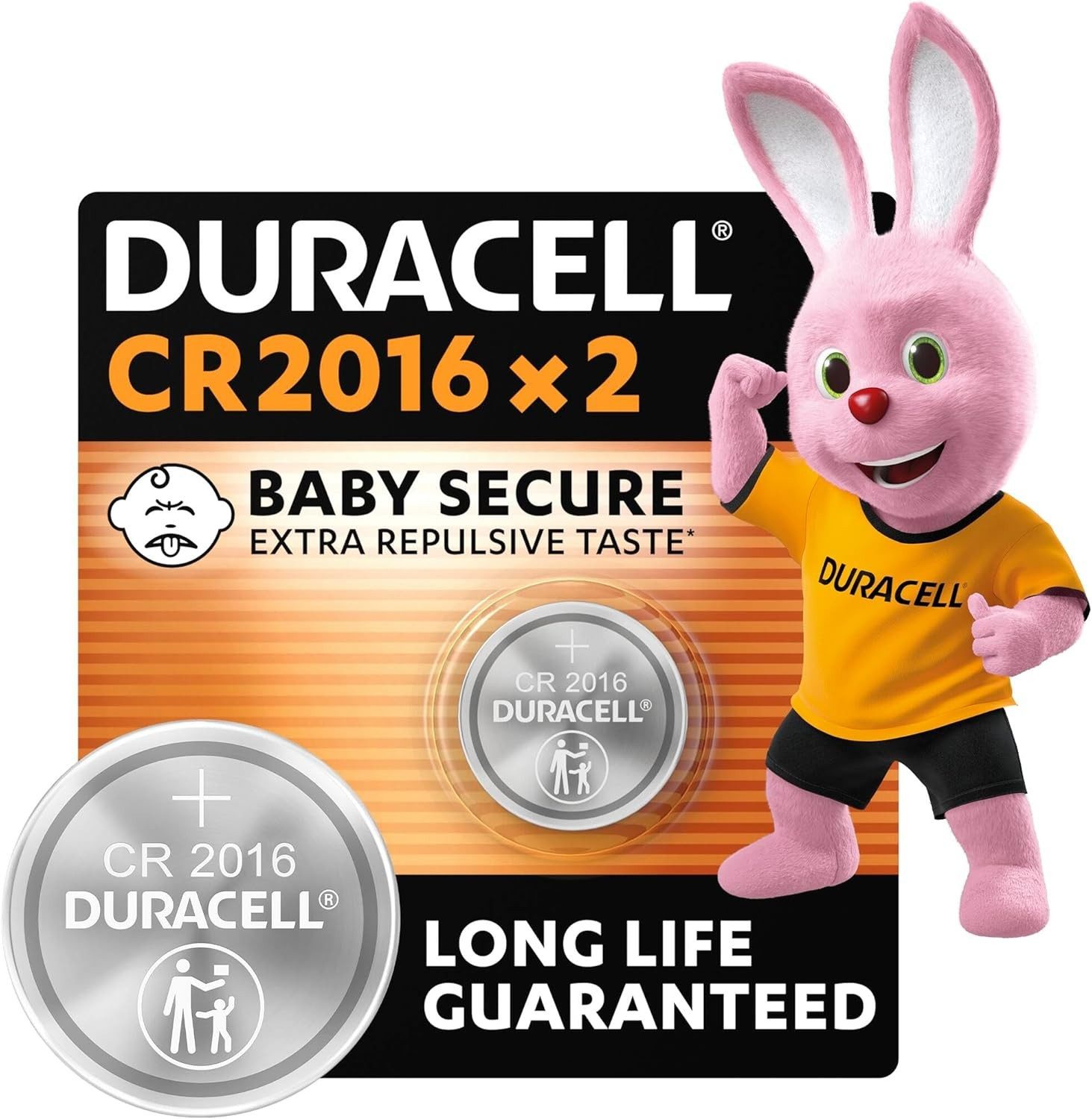 Duracell Duracell Lithium Ionen Batterie 3V CR2016 72 mAh Blisterpackung Batterie, (3 V V), DURACELL CR2016 3 V LITHIUM KNOPFZELLEN: flache runde Batterien sind