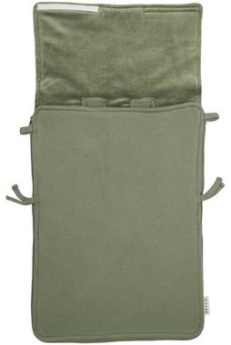 Meyco Baby Fußsack Knit Basic Forest Green (1-tlg), 40x82cm