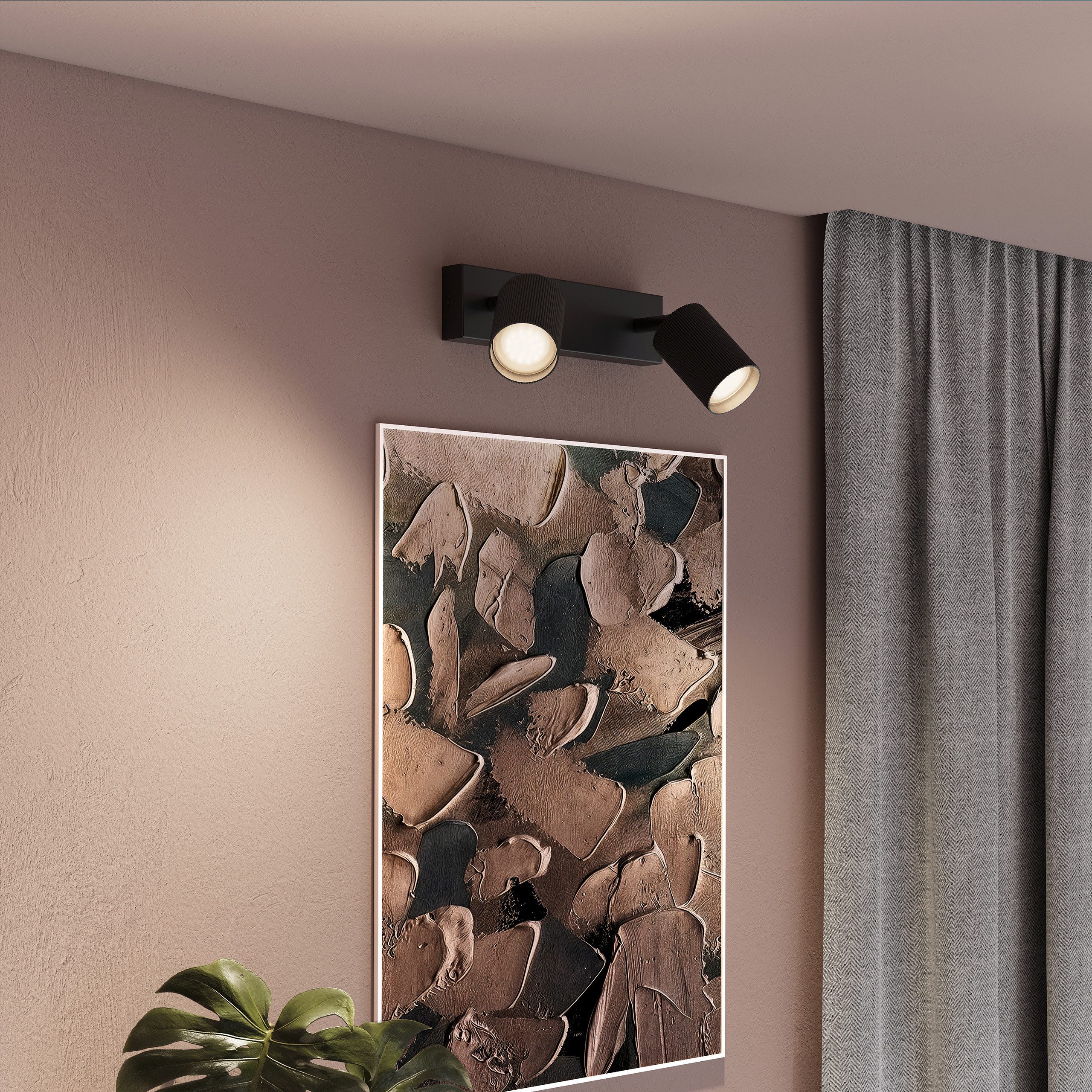 Philips Deckenspot Wyatt LED, Aluminium, exklusive GU10, ohne Leuchtmittel, Wand- & Deckenmontage, schwenkbar