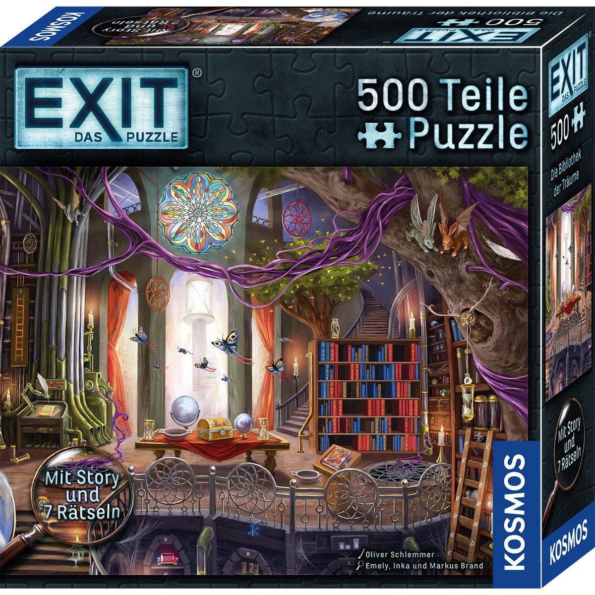 KOSMOS Verlag Puzzle EXIT Puzzle Die Bibliothek der Träume 500 Teile, Puzzl günstig online kaufen