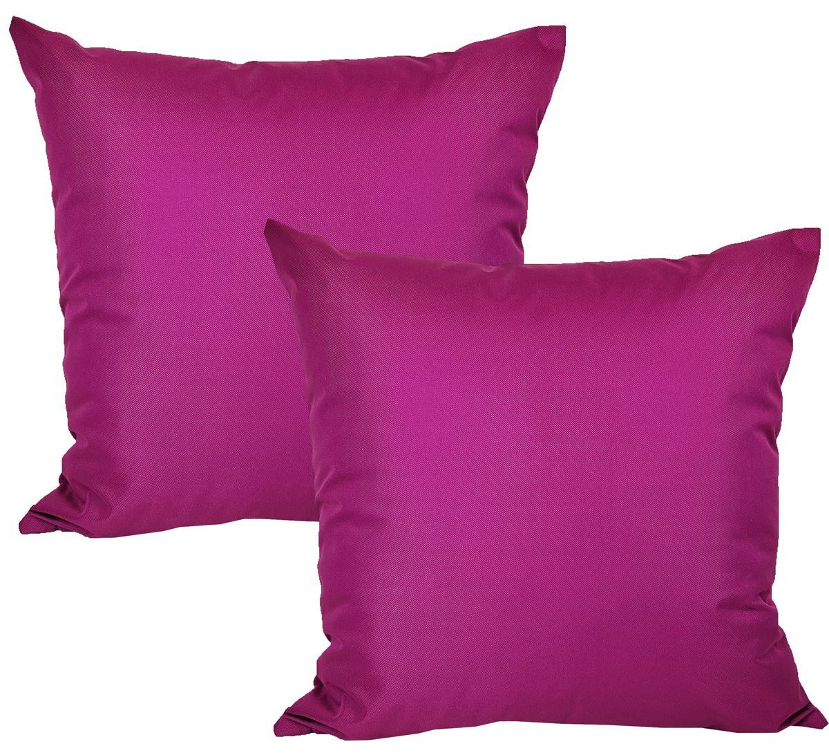 JACK Kissenbezüge 2er Set 50x50cm Outdoor Wasserfest, (2 Stück), 2x Kissenhülle, strapazierfähig, wasserabweisend, Innen & Außen