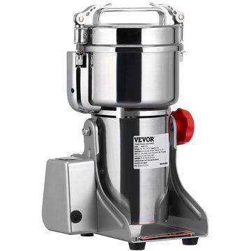 VEVOR Kaffeemühle Tragbare Getreidemühle 1000 g Schleifmaschine 3750 W, 3750 W, 1000 g Bohnenbehälter