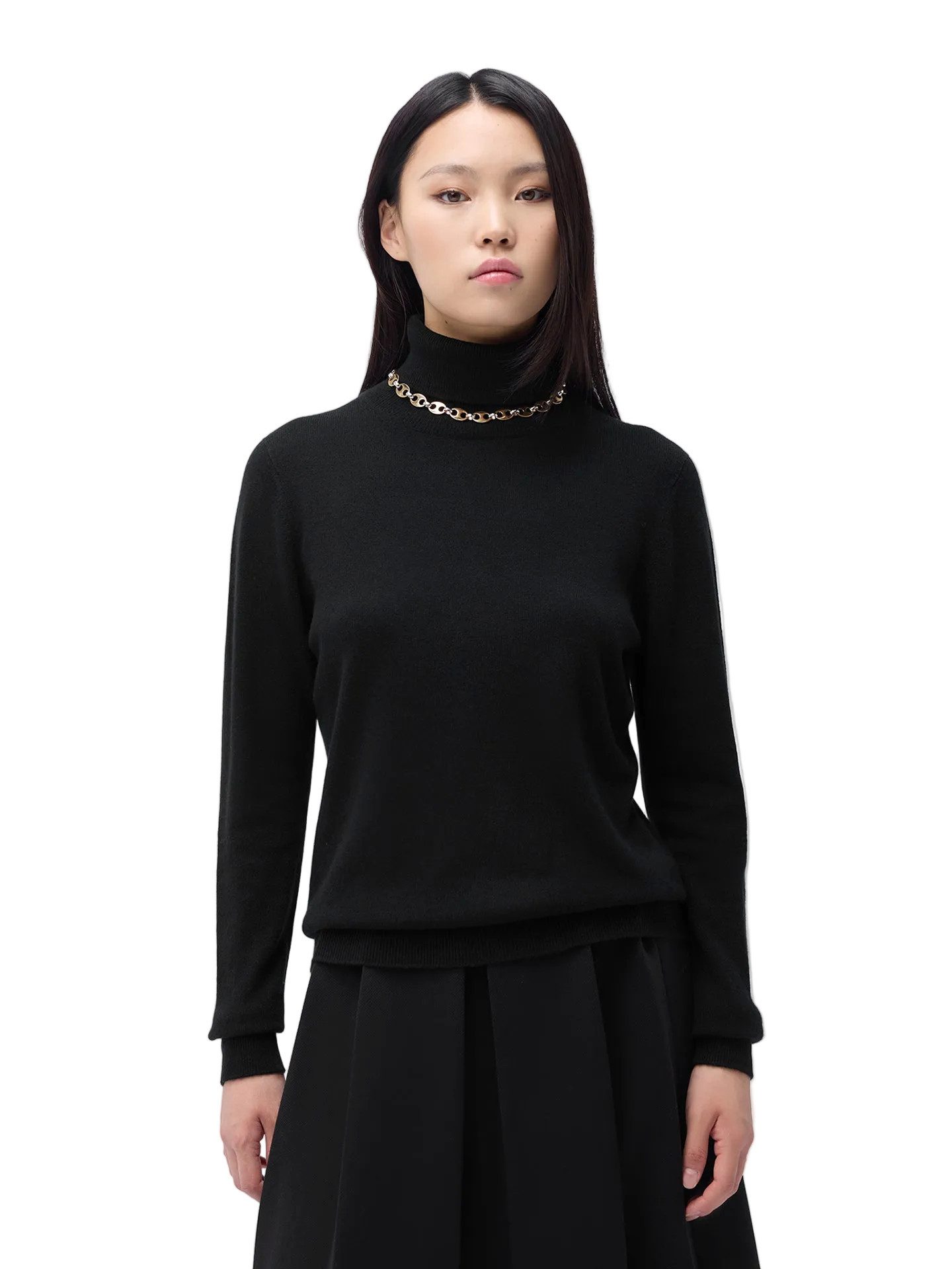 GOBI Cashmere Rollkragenpullover Basic Kaschmir-Rollkragenpullover