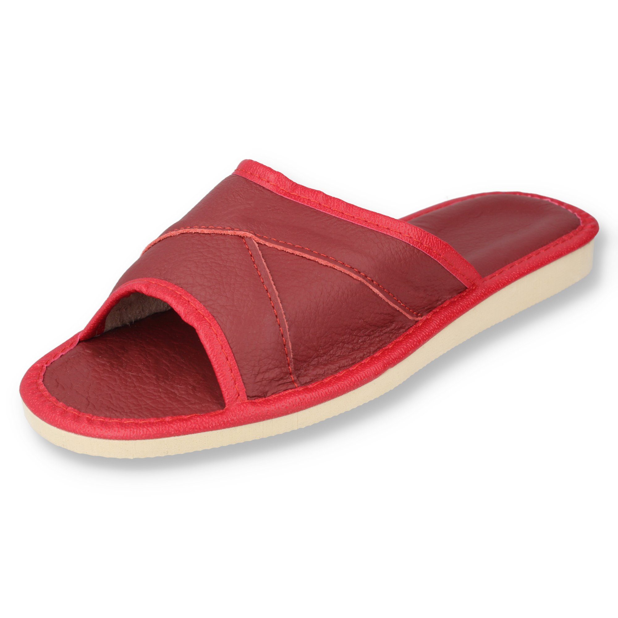 filsko Lourdes Damen Pantolette schwarz, rot, günstig online kaufen