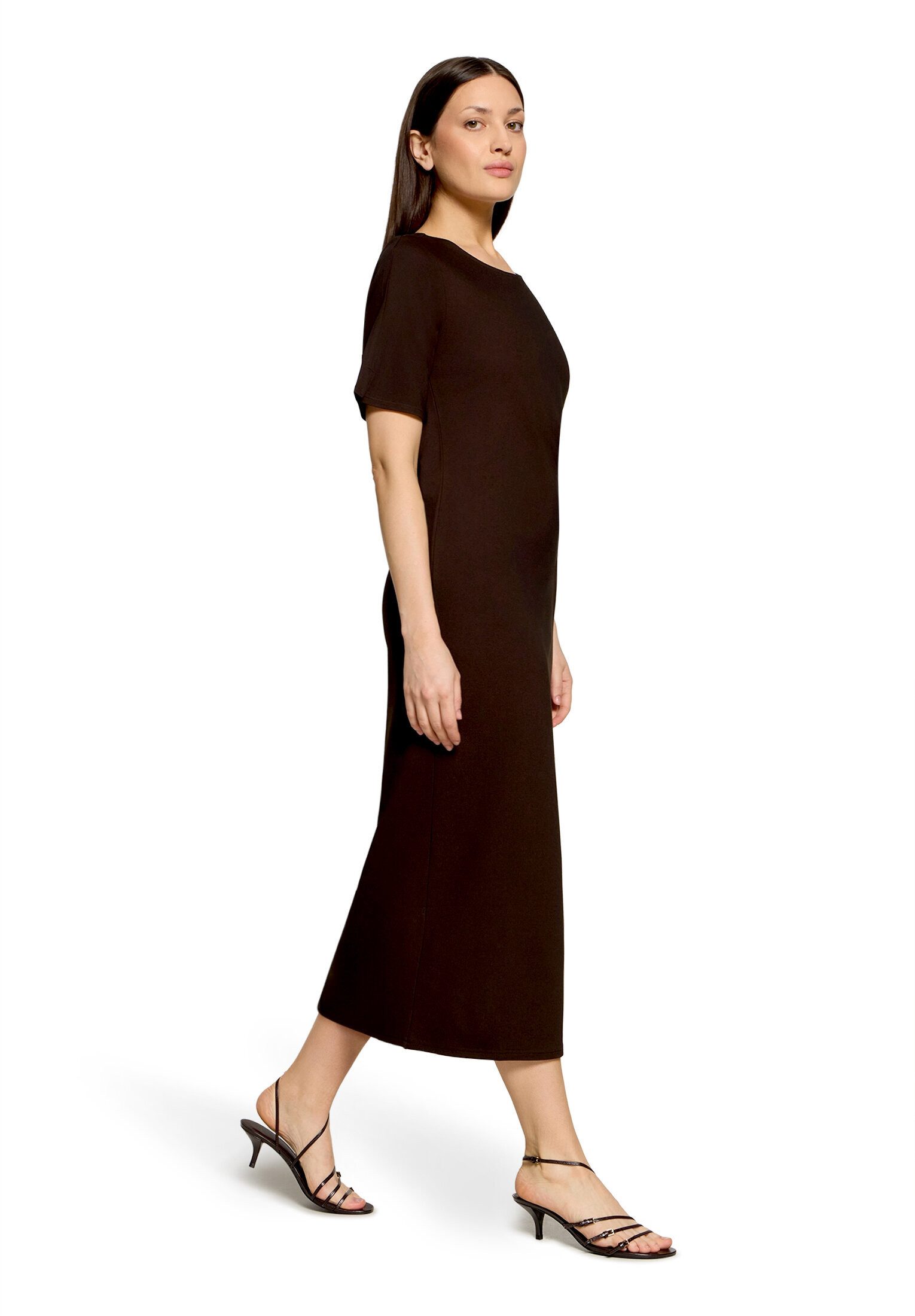 Cartoon Midikleid Damen mit Raffung