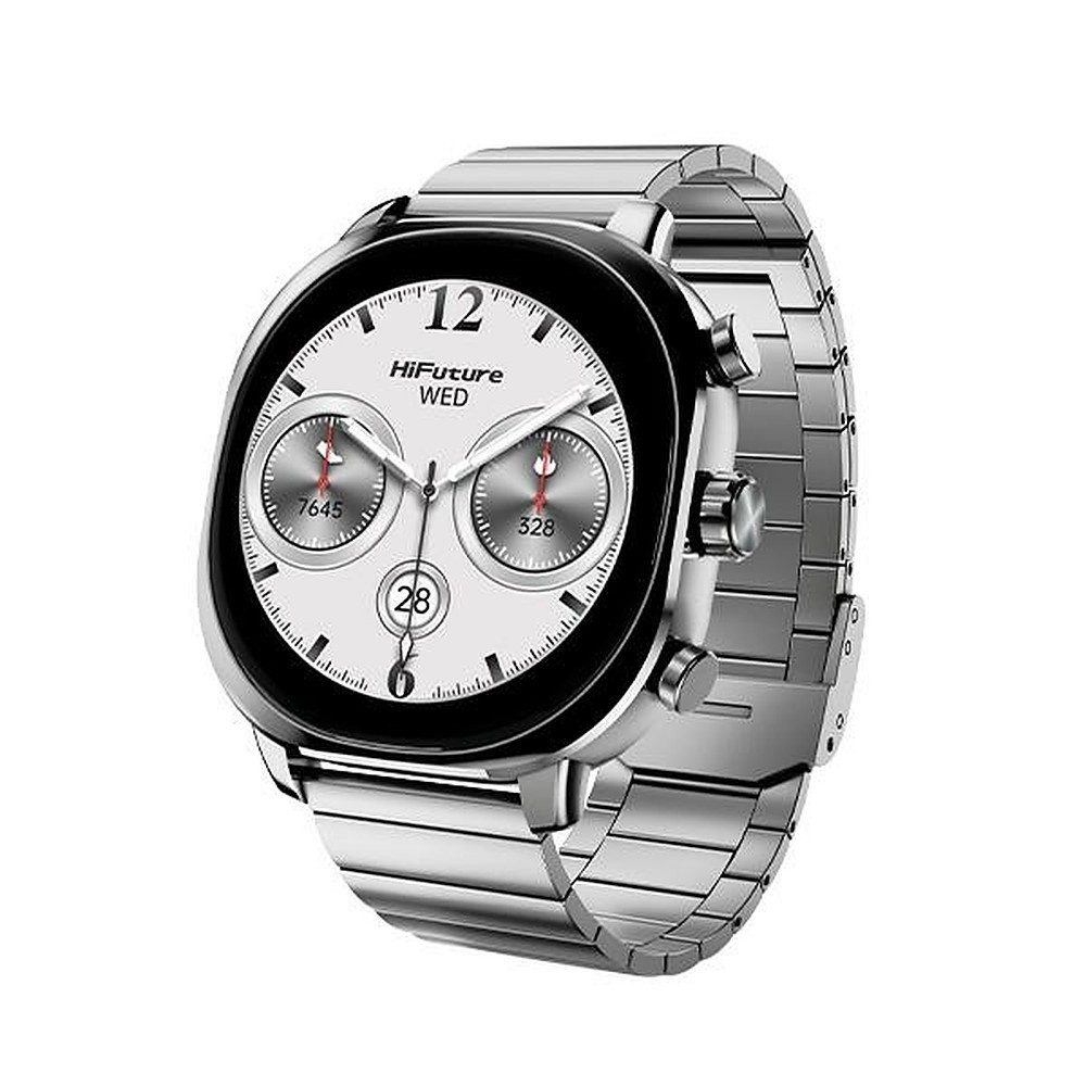 HiFuture Fitnessuhr Sportuhr Herzfrequenzuhr Smartwatch (3,63 cm/1,43 Zoll) Spar-Set, 1-tlg., 2 mm robust, 46 x 46 x 11, AMOLED, Bluetooth-Telefonie, 100+ Sportmodi, IP68