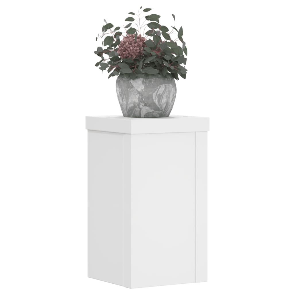 vidaXL Blumenständer Pflanzenständer 2 Stk. Weiß günstig online kaufen